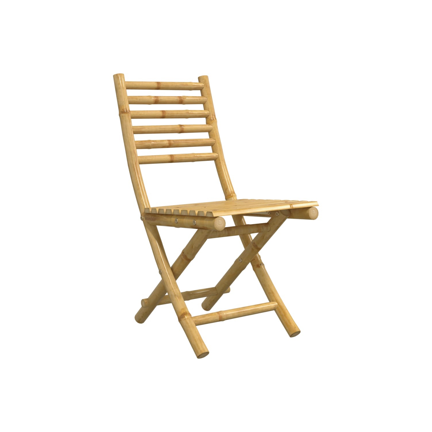vidaXL 3 Piece Bistro Set Bamboo
