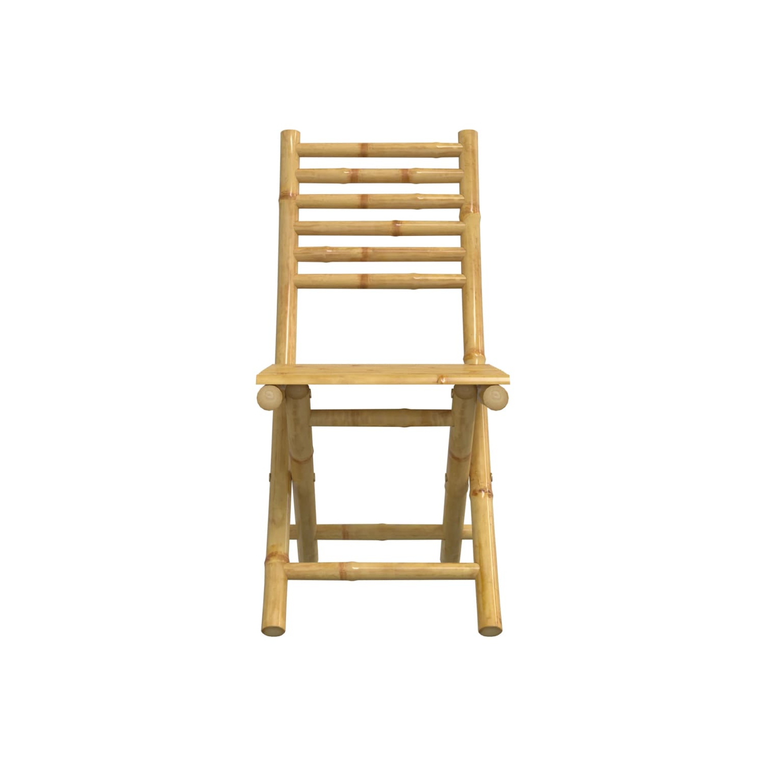 vidaXL 3 Piece Bistro Set Bamboo