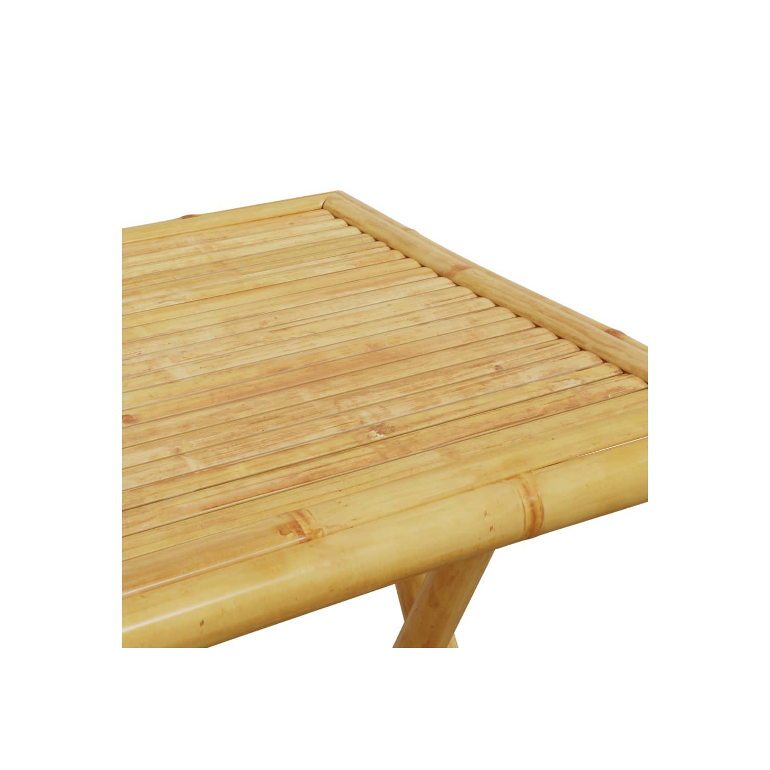 vidaXL 3 Piece Bistro Set Bamboo