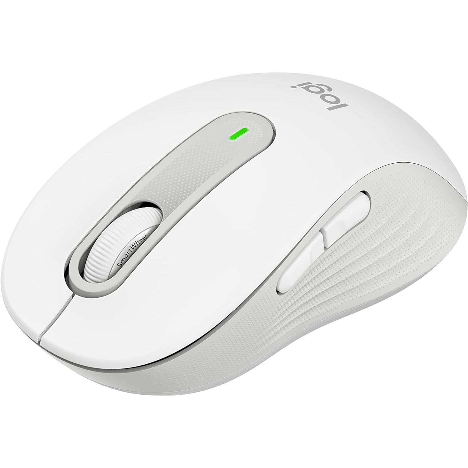 Logitech Signature M650 Wireless Mouse - For Small to Medium Sized Hands - Off White