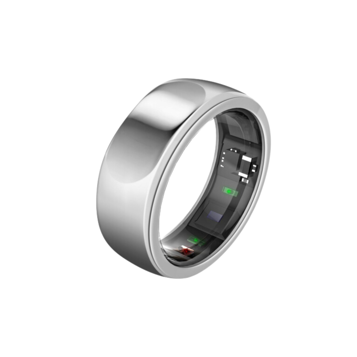 OHM Smart Ring | Silver | Size 09 | Titanium Built | Sleep Apnea Detection | Health & Fitness Monitoring | No additional fees required
