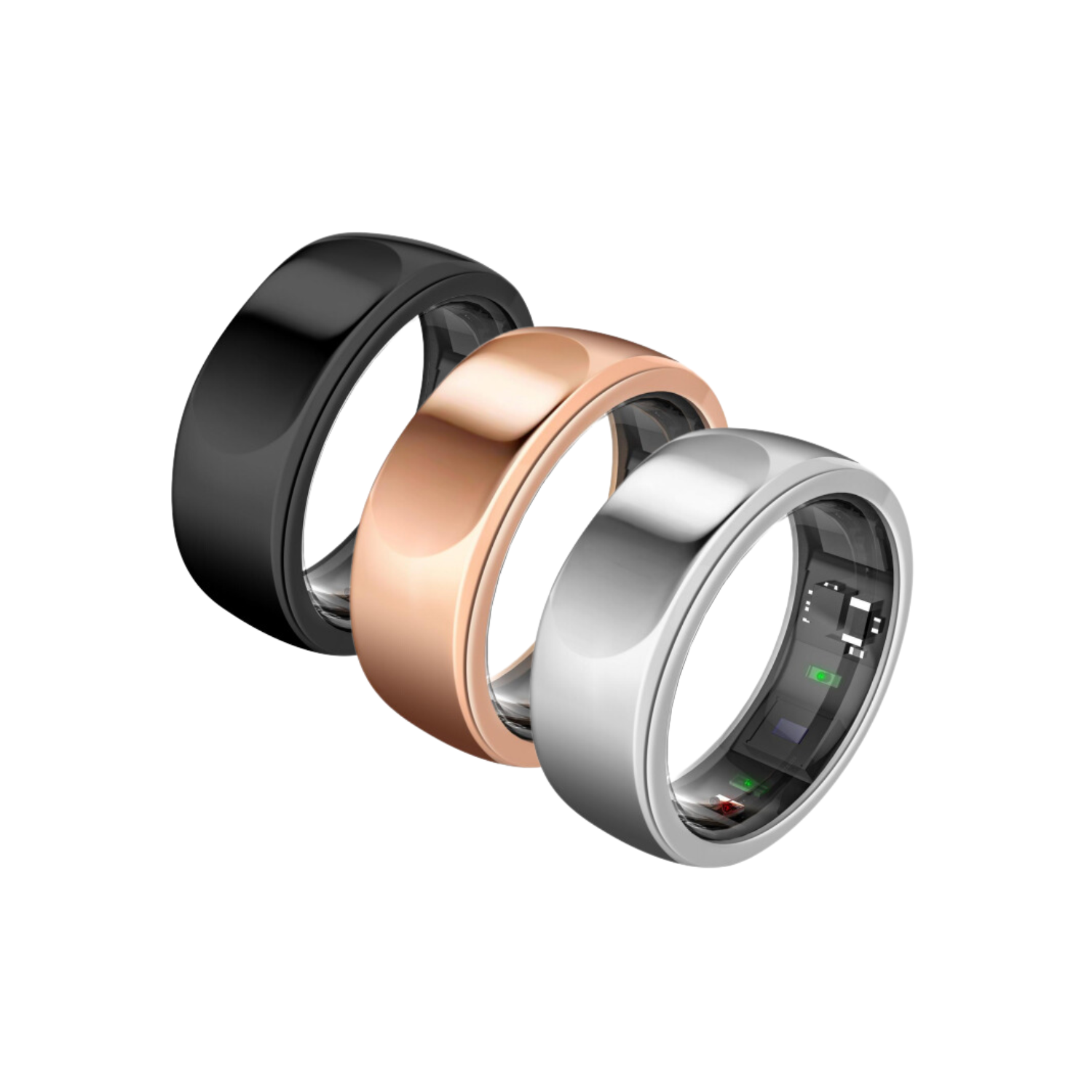 OHM Smart Ring | Silver | Size 09 | Titanium Built | Sleep Apnea Detection | Health & Fitness Monitoring | No additional fees required