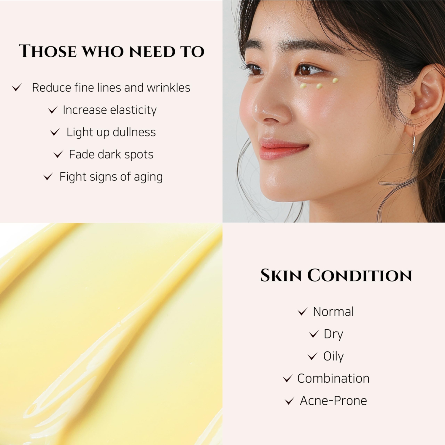 Beauty of Joseon Revive Eye Serum with Retinal Niacinamide Correction for Puffy Eye Bags Fine Lines Dark Circles Wrinkles 2-Pack