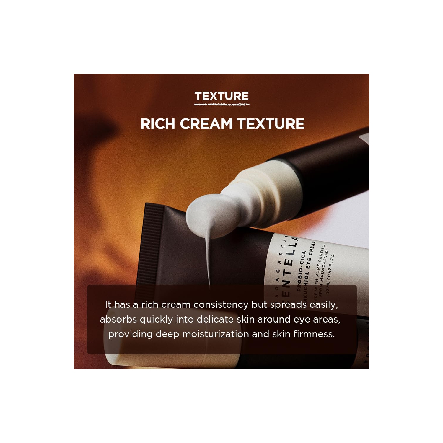 SKIN1004 – Crème pour les yeux Madagascar Centella Probio-CICA Bakuchiol, 0,68 oz liq.