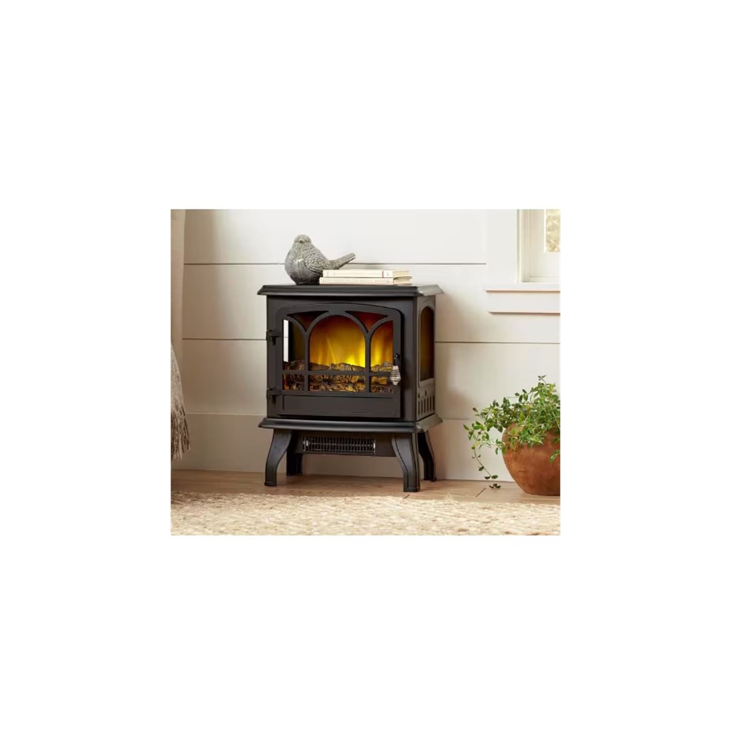 Kingham 400 sq. ft. Panoramic Infrared Electric Heater with Electronic Thermostat