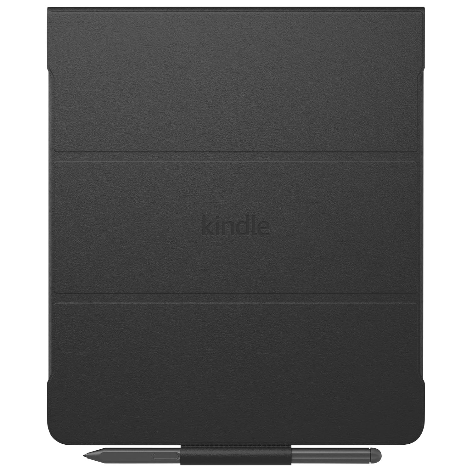 Étui folio en tissu pour Kindle Scribe d'Amazon avec attache magnétique - Noir