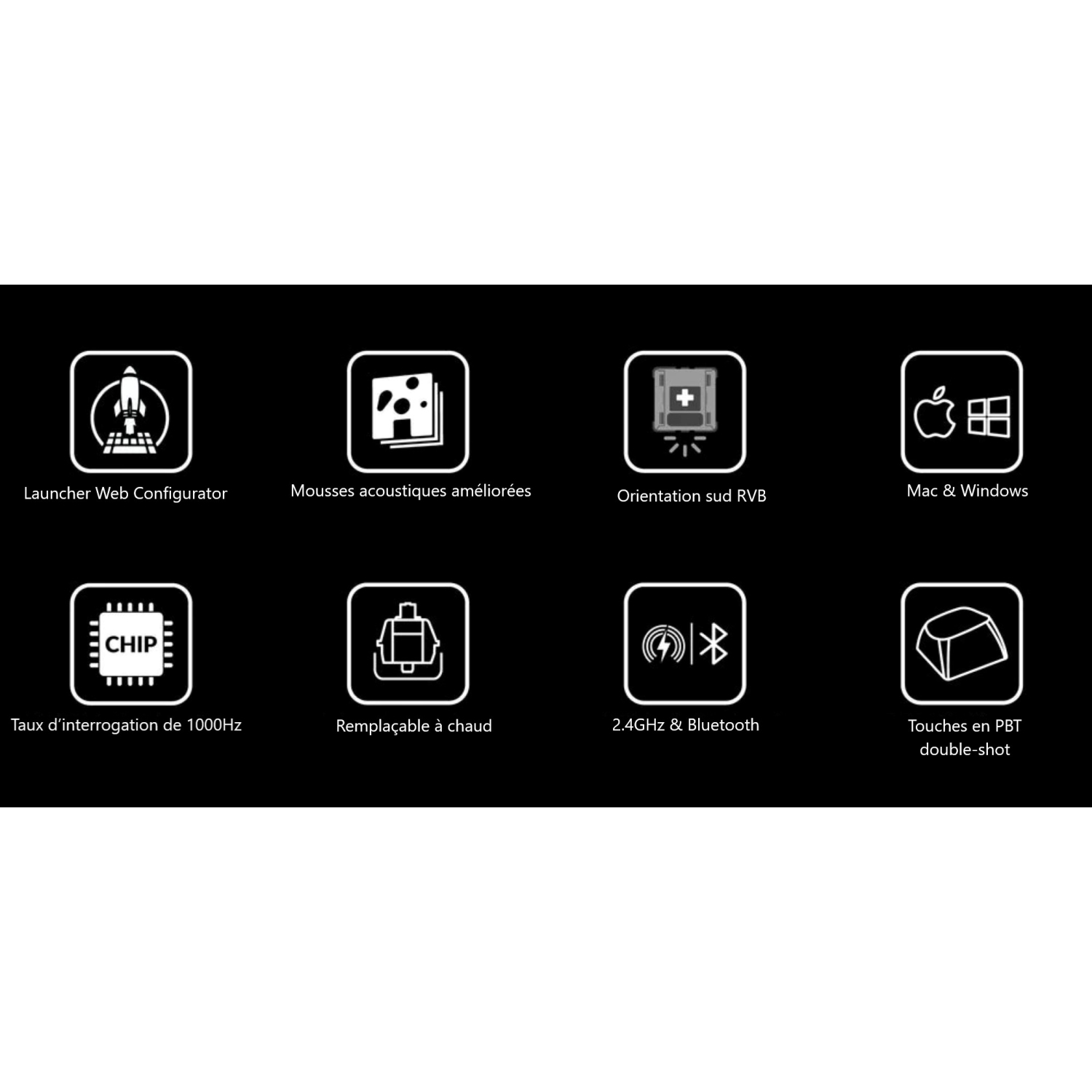 Keychron K8 Max Wireless RGB Hotswap Mechanical Gaming Keyboard – TKL Layout, K Super Red Switches – Compatible with Windows & macOS, Black (K8M-J1)