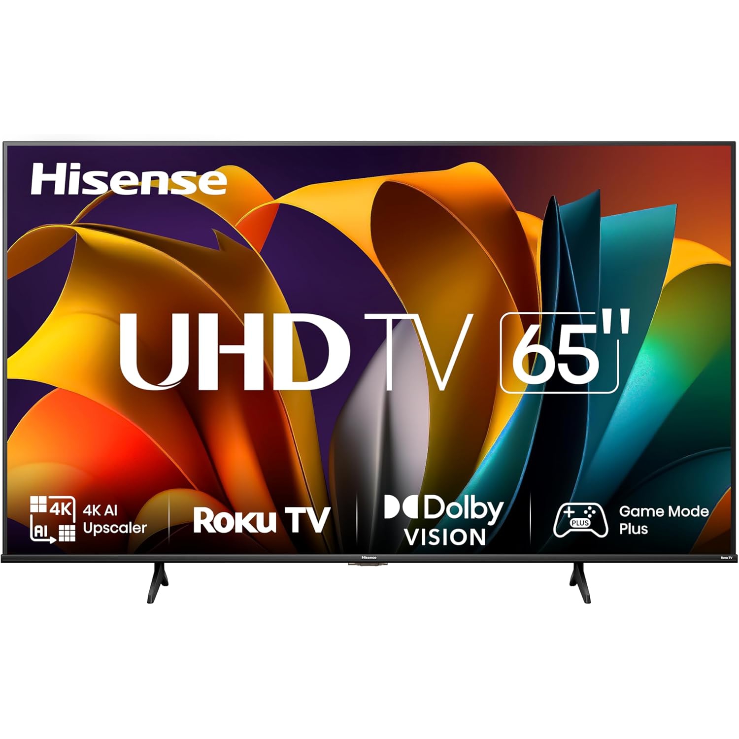 Refurbished (Good) - Hisense 65R63N 65 inch 4K UHD HDR LED Roku Smart TV-2024