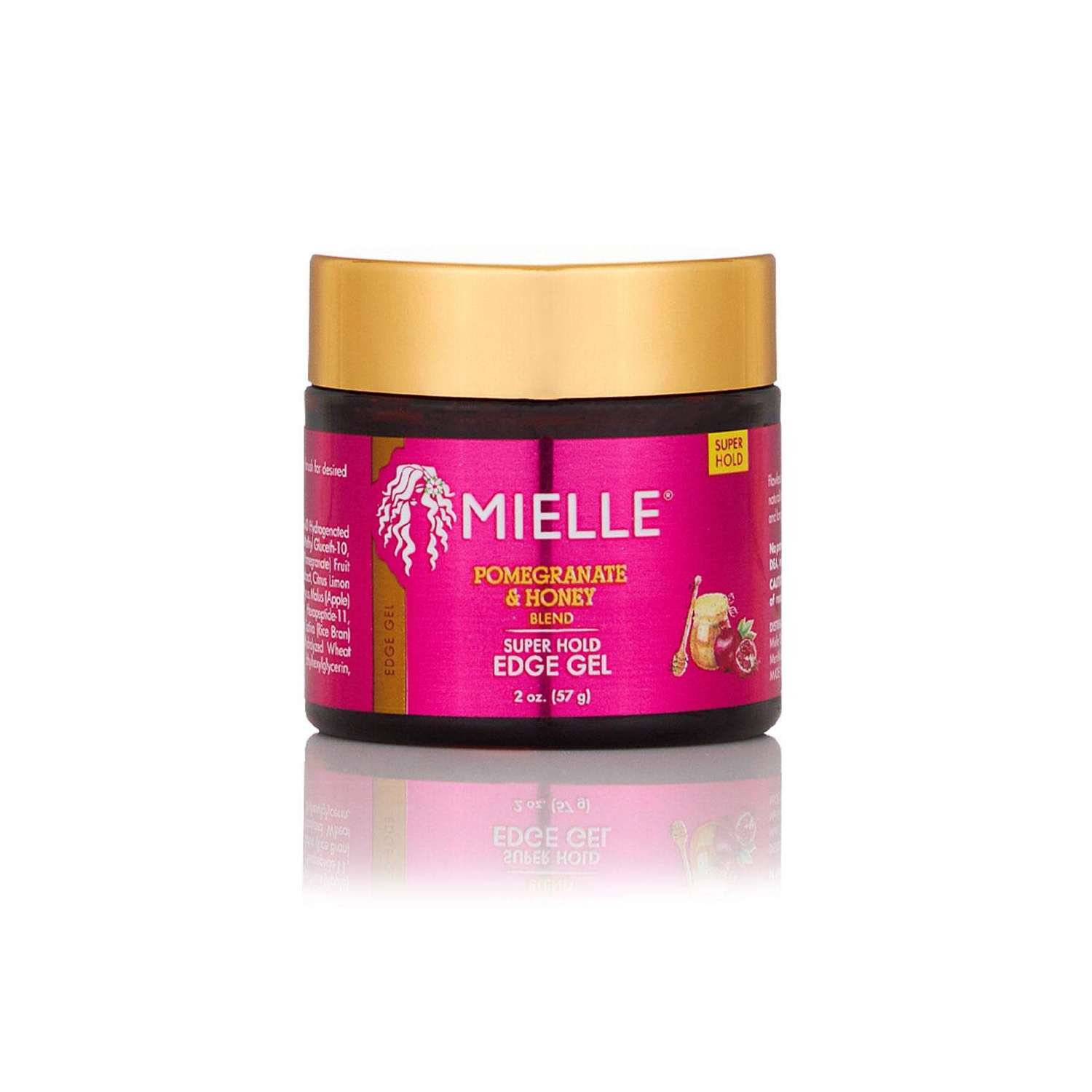 Gel Super Hold Edge mélange grenade et miel de Mielle - 2&nbsp;oz