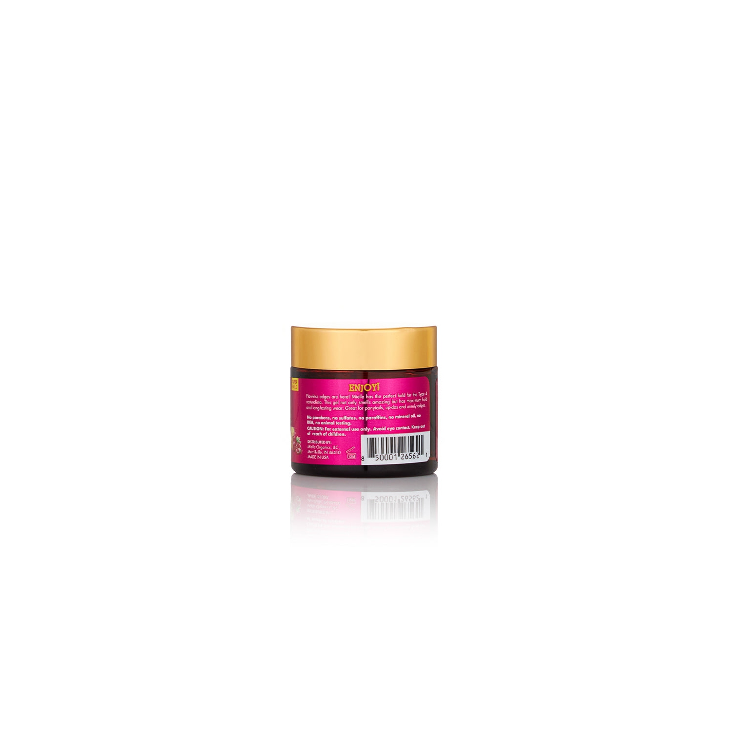Gel Super Hold Edge mélange grenade et miel de Mielle - 2&nbsp;oz