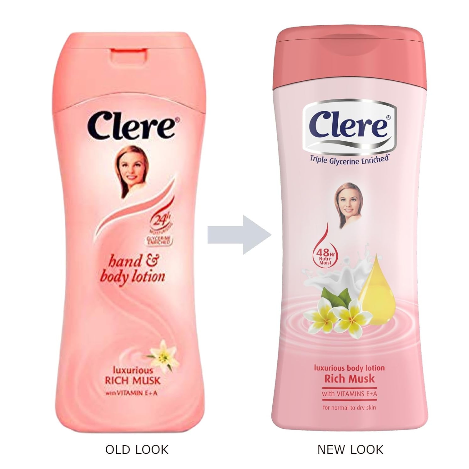 LOTION POUR LES MAINS ET LE CORPS CLERE MUSC RICHE, 400 ML