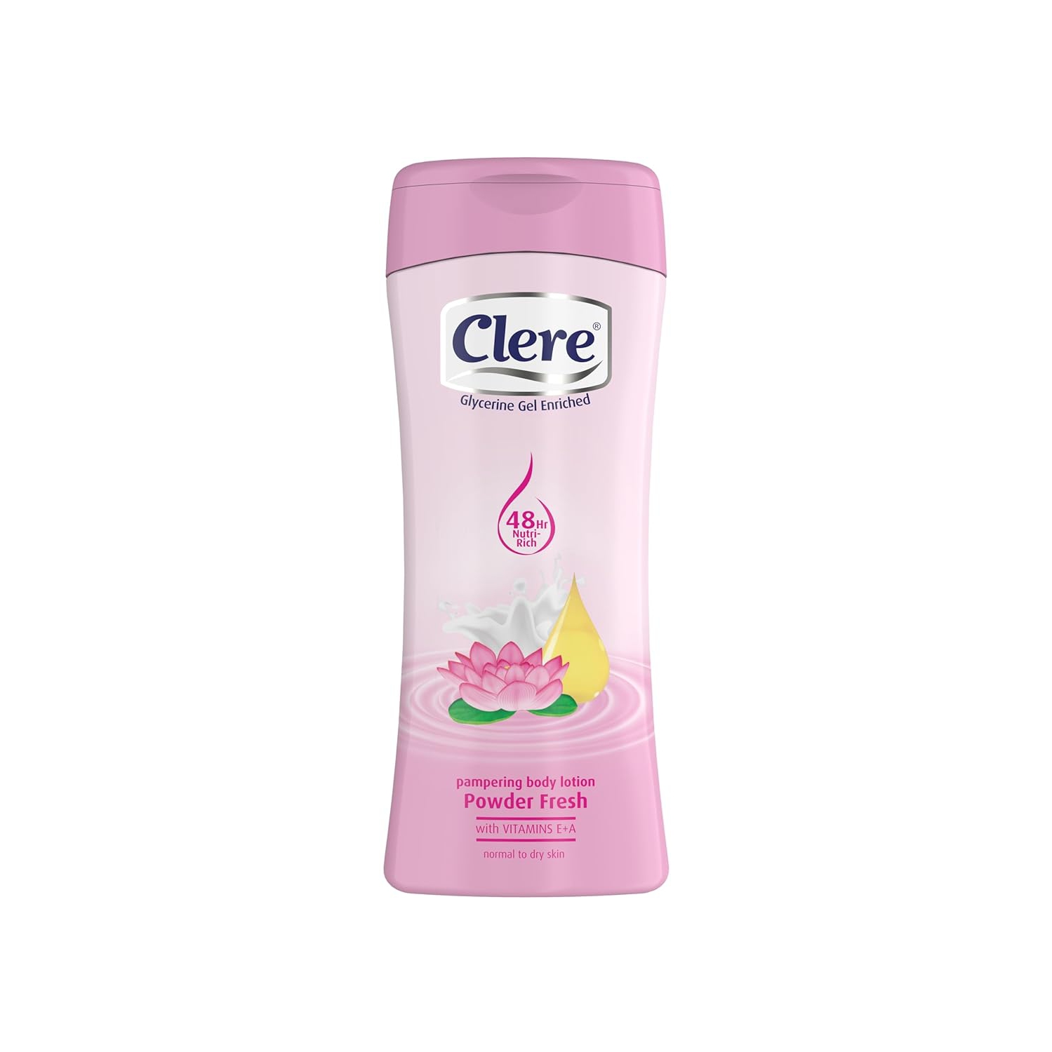 LOTION POUR LES MAINS ET LE CORPS EN POUDRE CLERE FRESH, 400 ML
