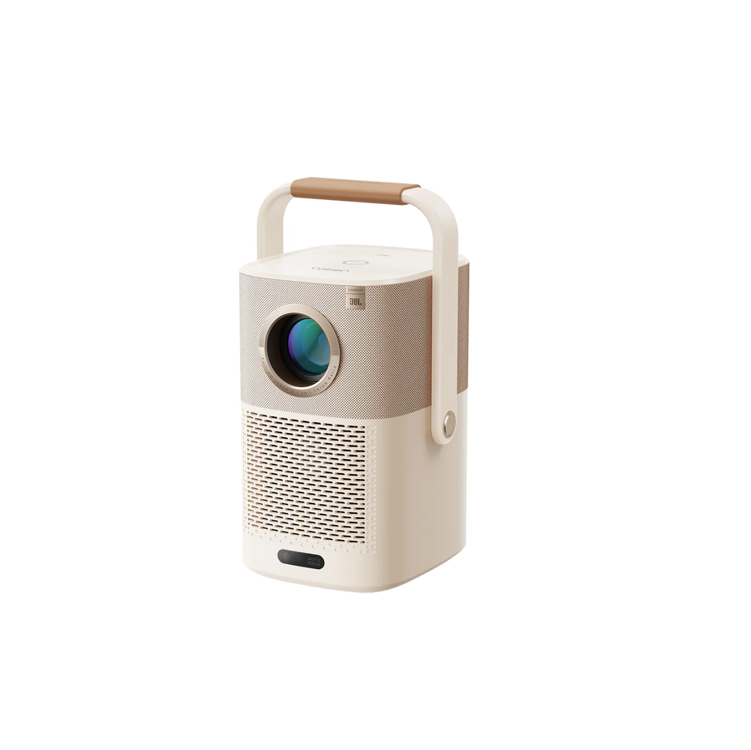 Boîte ouverte - Projecteur de cinéma intelligent portatif natif 1080p T2 de Yaber, Wi-Fi 6 et Bluetooth, mise au point automatique Keystone, Dolby