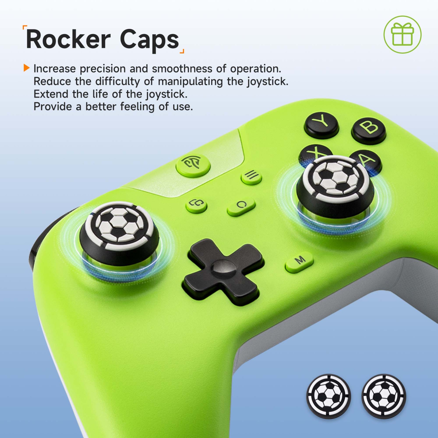 Manette sans fil EasySMX X05 pour Switch/PC/Android - Manette Bluetooth avec manches à balai à effet Hall et gâchette, Turbo, vibrations, RVB -G.