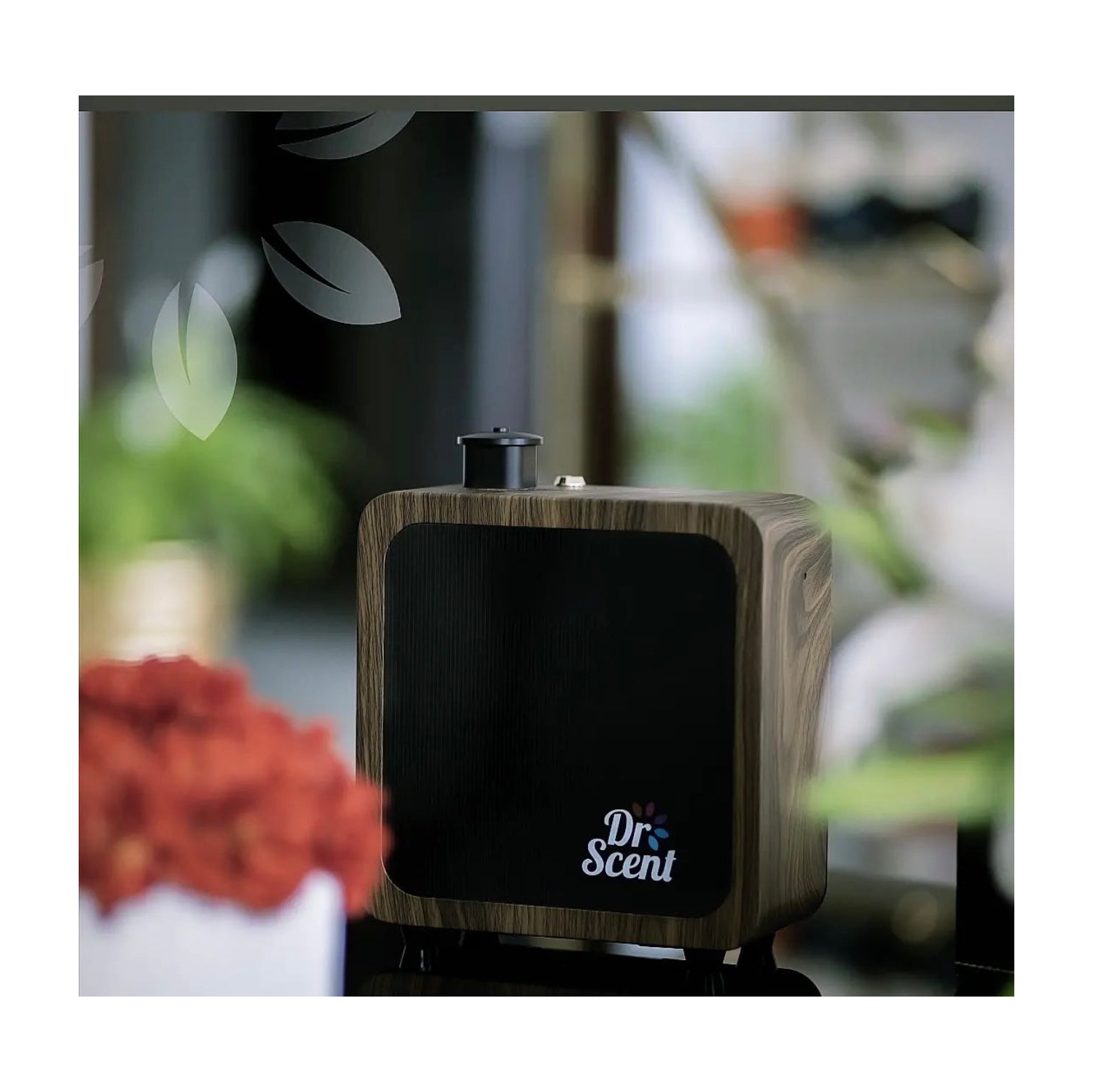 Dr. Scent Medium Luxury Aroma Diffuser supports Mobile APP - Elegant Wooden Style