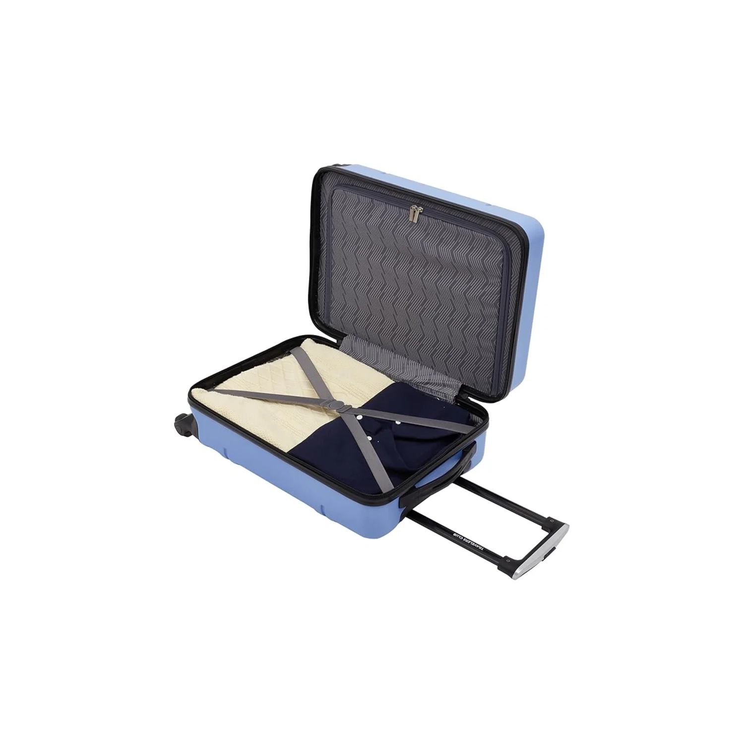 Bagage de cabine de 20 po à roulettes pivotantes Traveler Club Skyline – unisexe, léger et durable