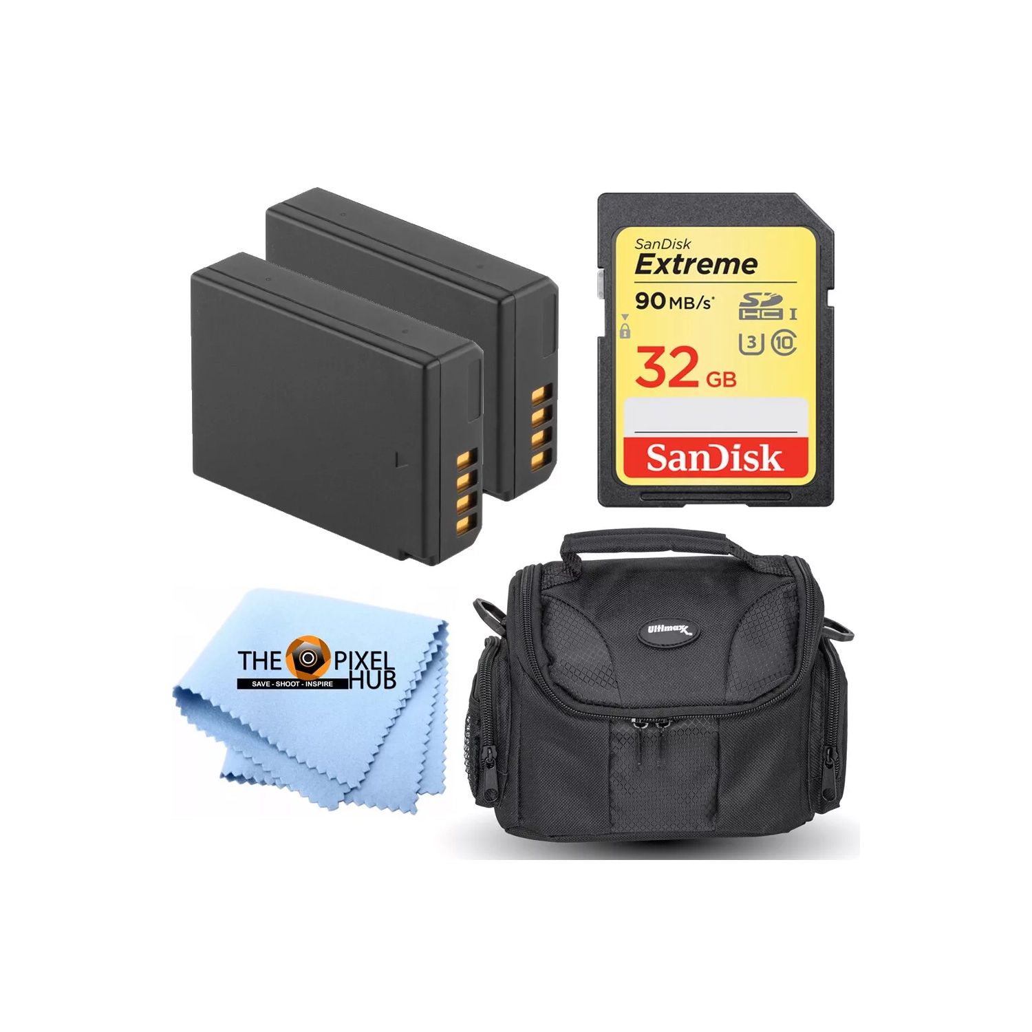 Battery Accessory Bundle Kit for Canon T7 T6 T5 T3 1100D 1300D 2000D 3000D 4000D