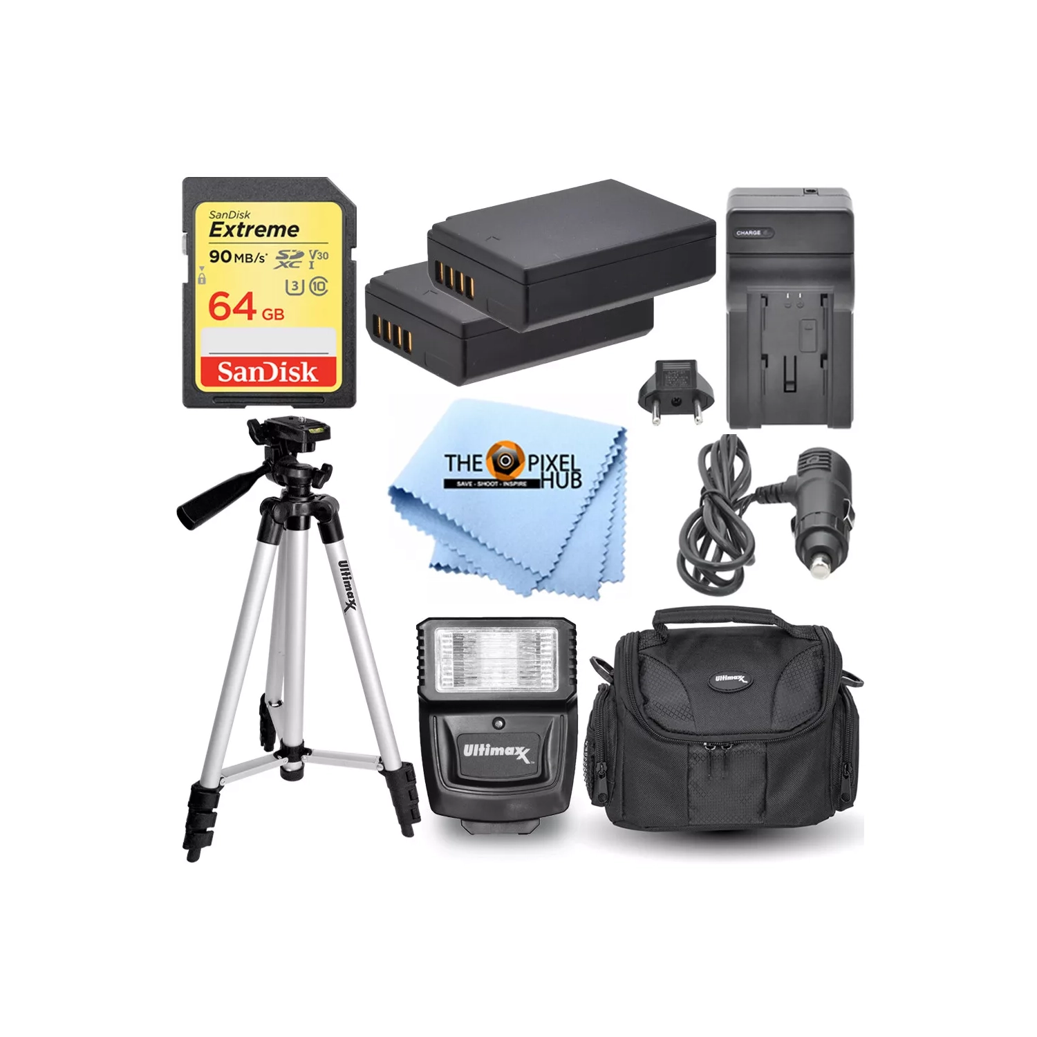 Essential Accessory Bundle for Canon T7 T6 T5 T3 1100D 1300D 2000D 3000D 4000D