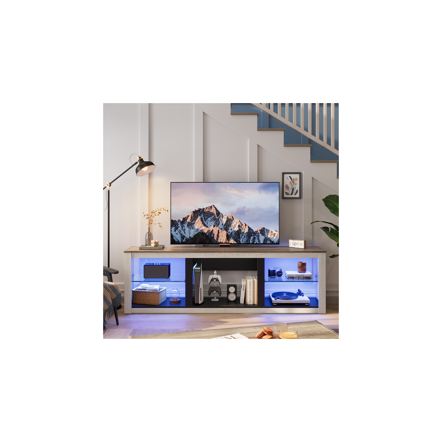 Console multimédia Bestier de 71&nbsp;po