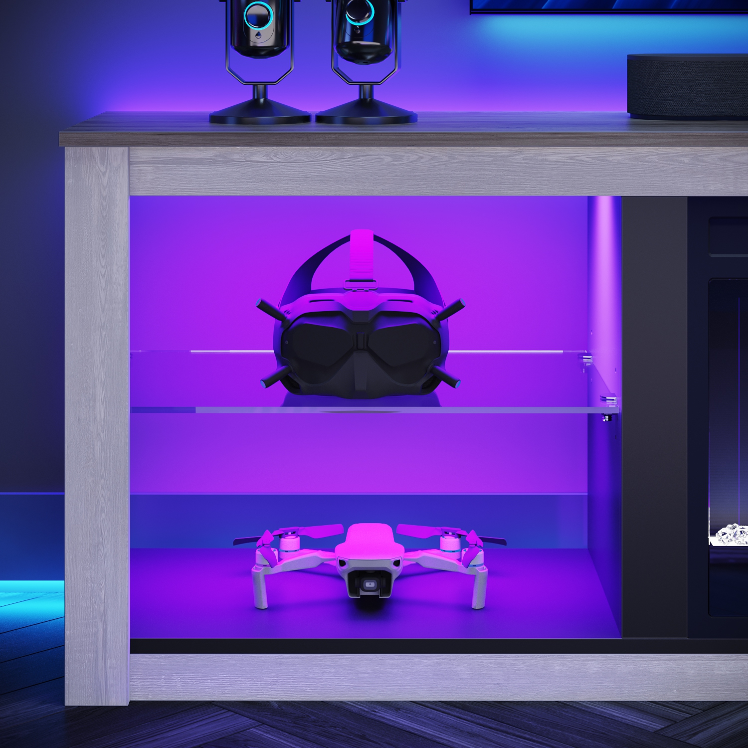 Console multimédia Bestier de 71&nbsp;po