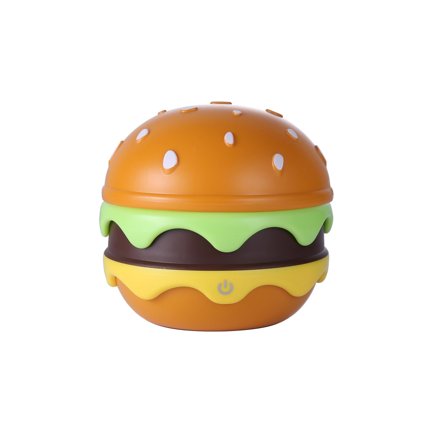 Small Table Lamp Hamburger Night Light Cute Rechargeable LED Desk Lamp with Dimmable Flexible Hose Touch Switch Nursery Night Light Kawaii Desk
