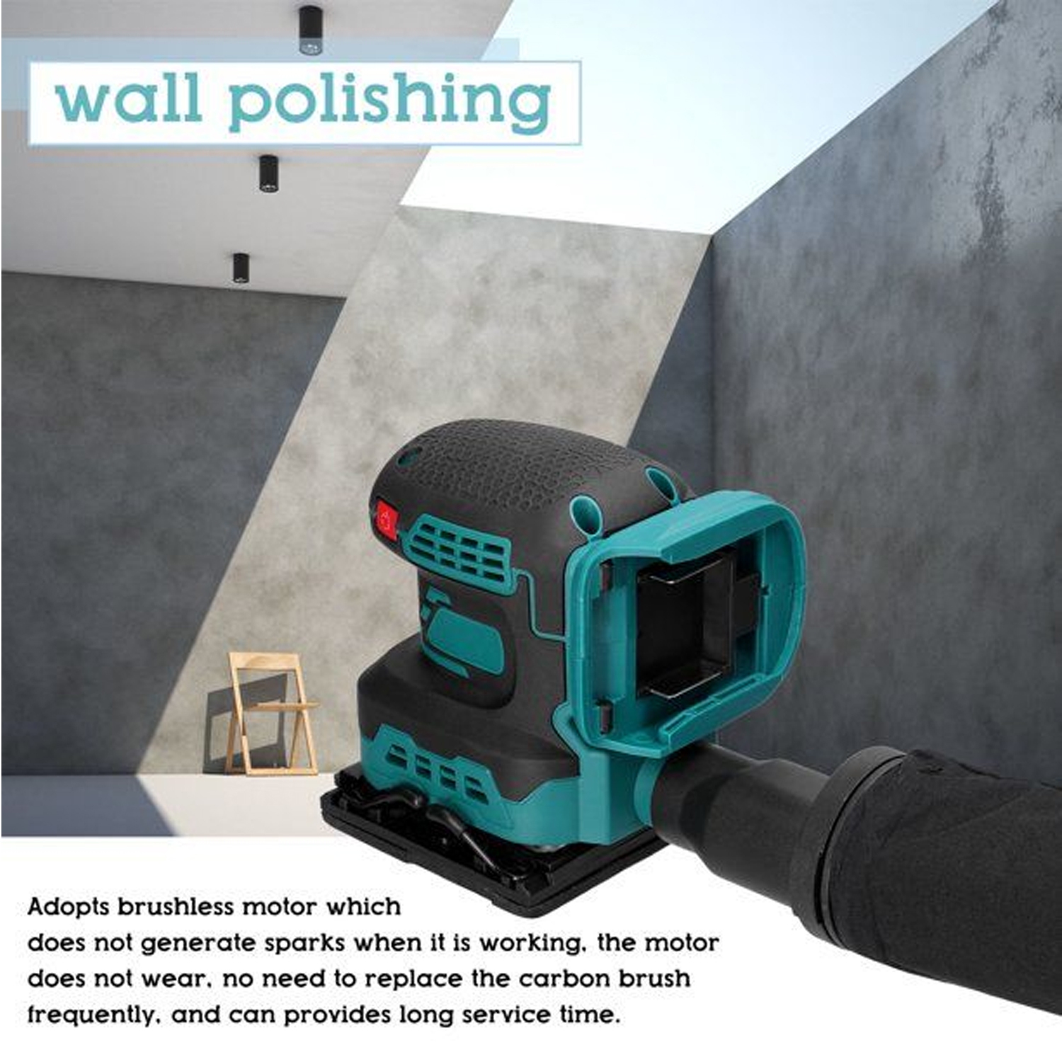 ISTAR 3 gears Speed Adjusting Sanding Machine Electric Sander No Load Speed 12000rpm Easy To Operate.