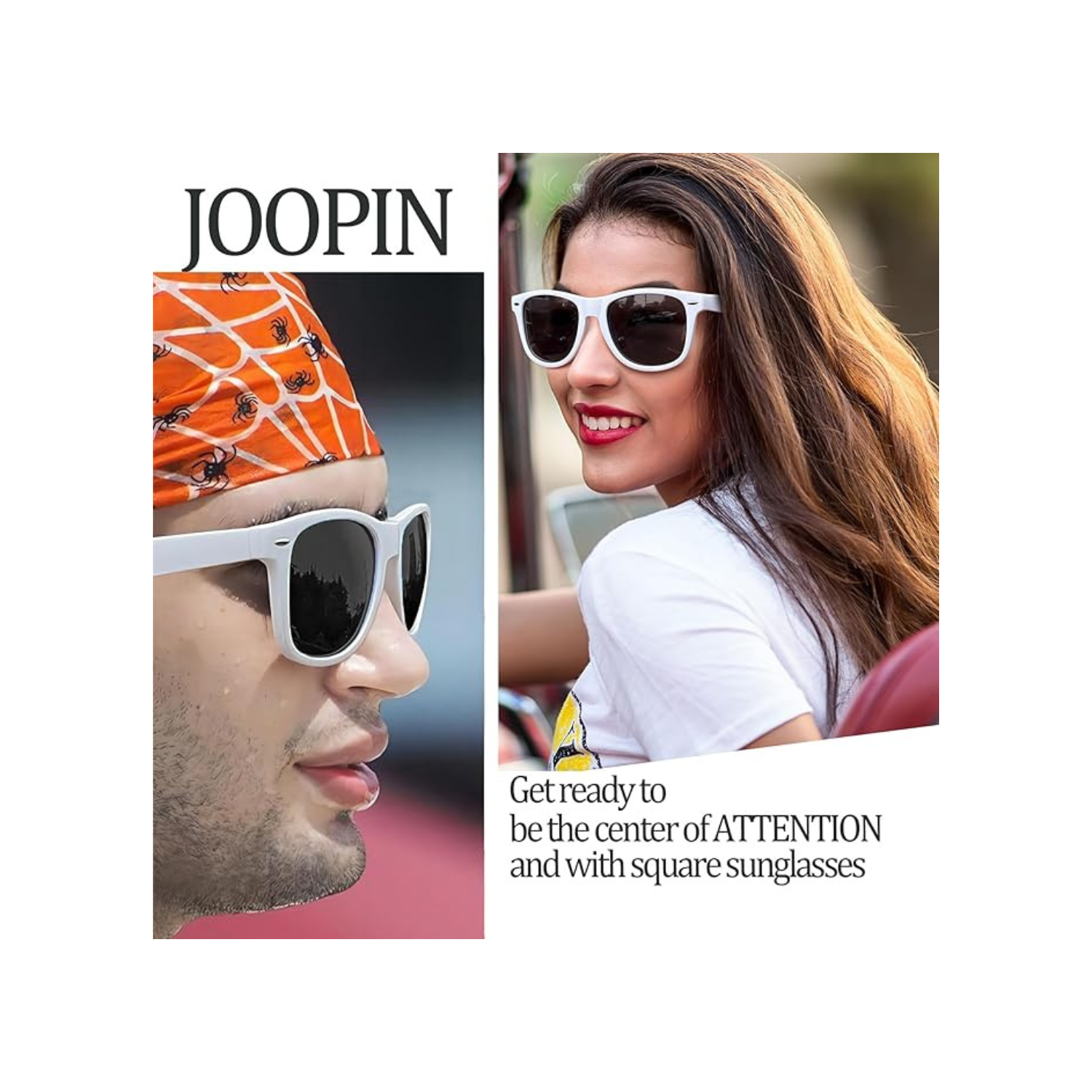 Square Sunglasses Polarized UV Protection Trendy Designer Sun Glasses Men Women