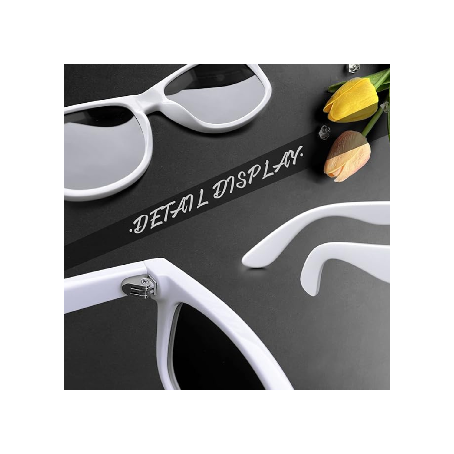 Square Sunglasses Polarized UV Protection Trendy Designer Sun Glasses Men Women