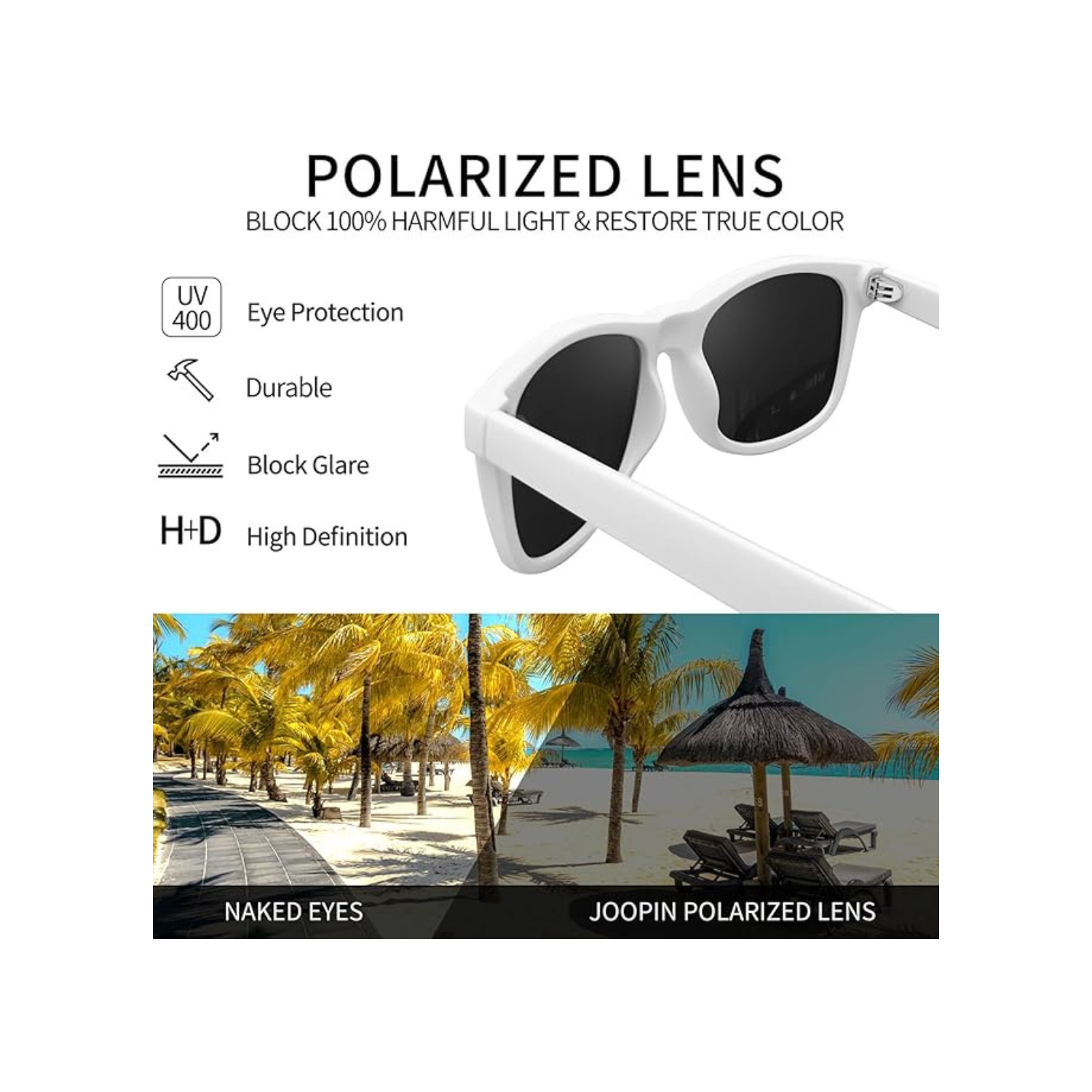 Square Sunglasses Polarized UV Protection Trendy Designer Sun Glasses Men Women