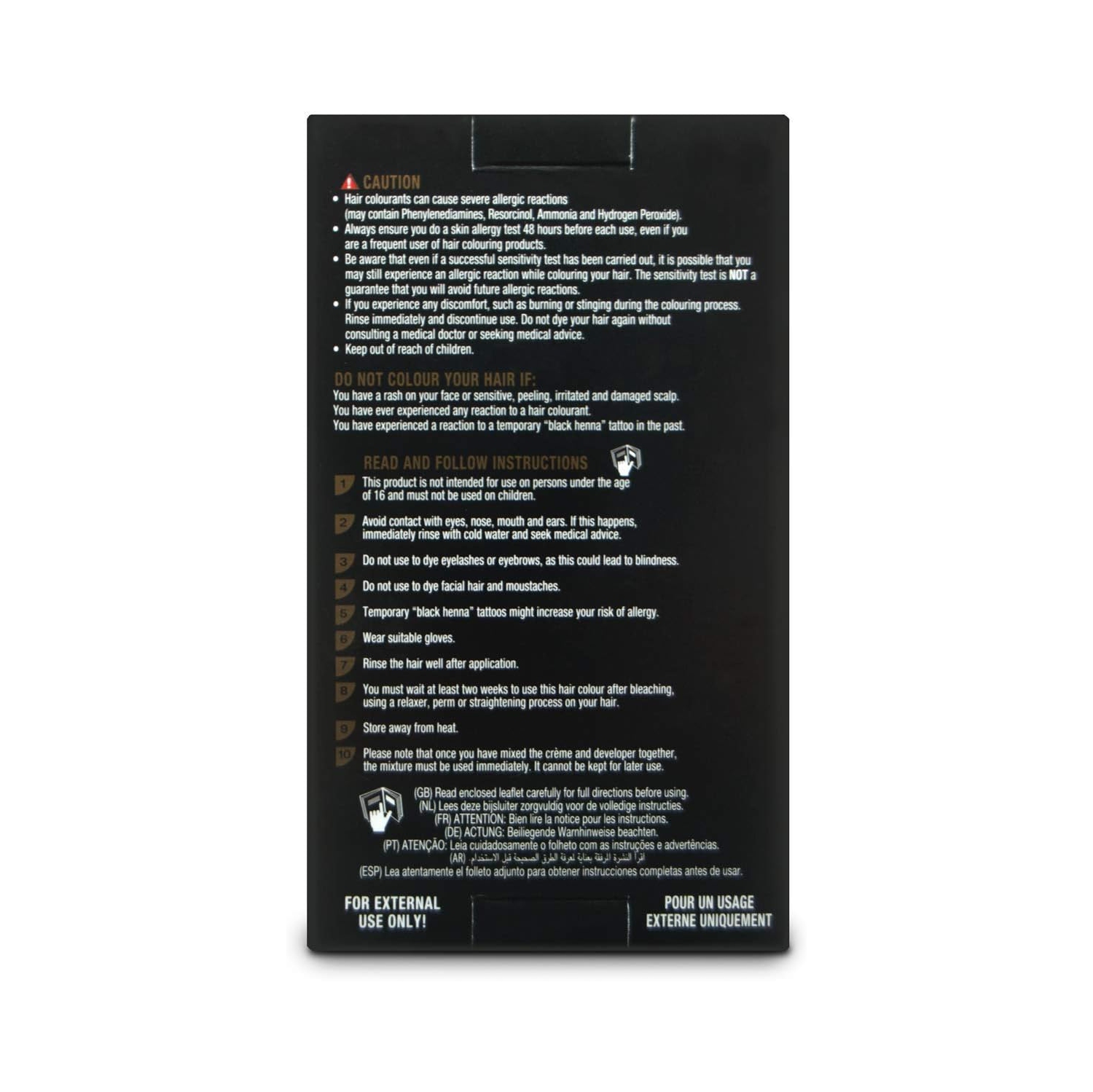 Revlon Realistic Vivid Colour Protein Infused Permanent Color Hair Dye with Color Lock Technology, Midnight Ink 110ml