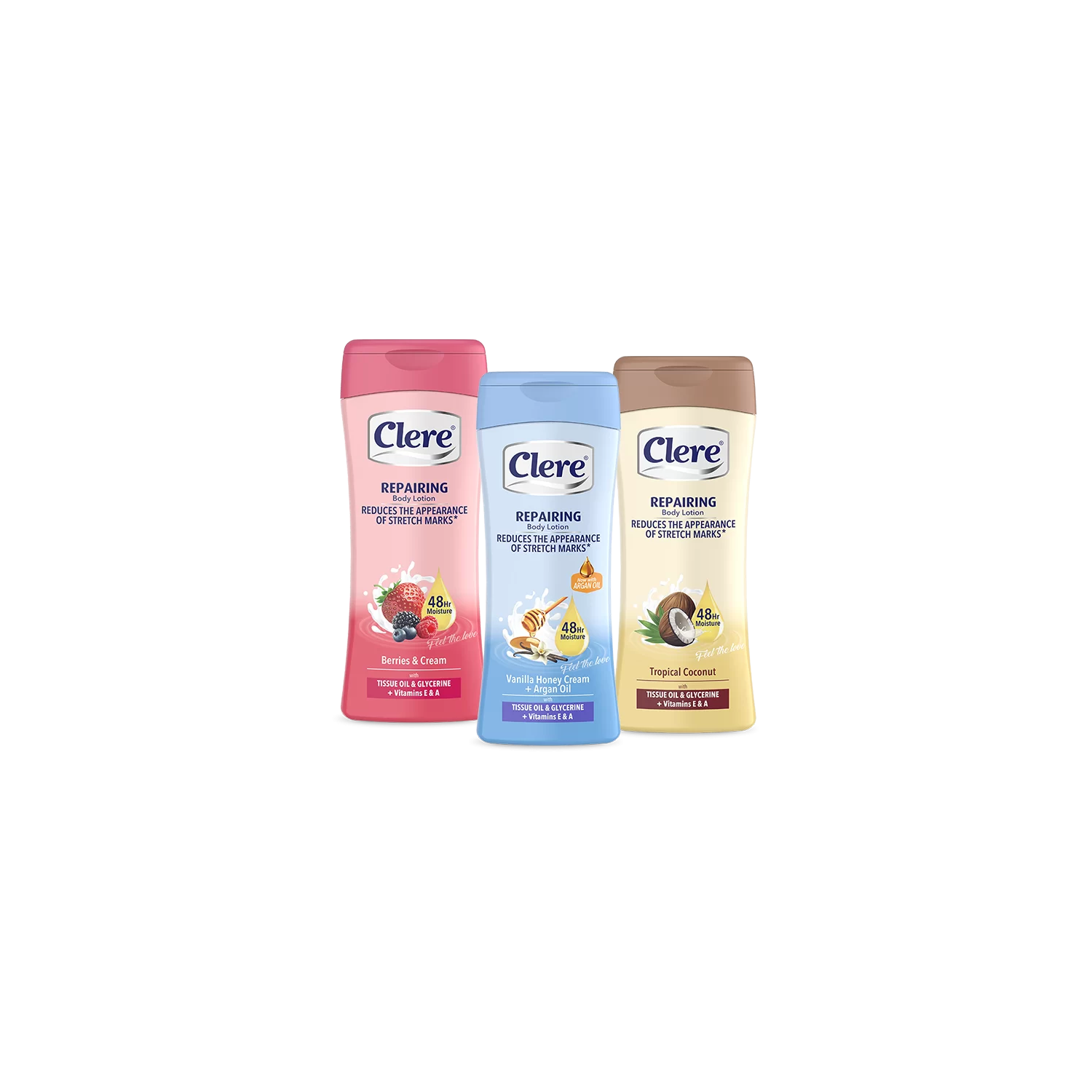 CLERE HAND & BODY LOTION VANILLA HONEY 400ML
