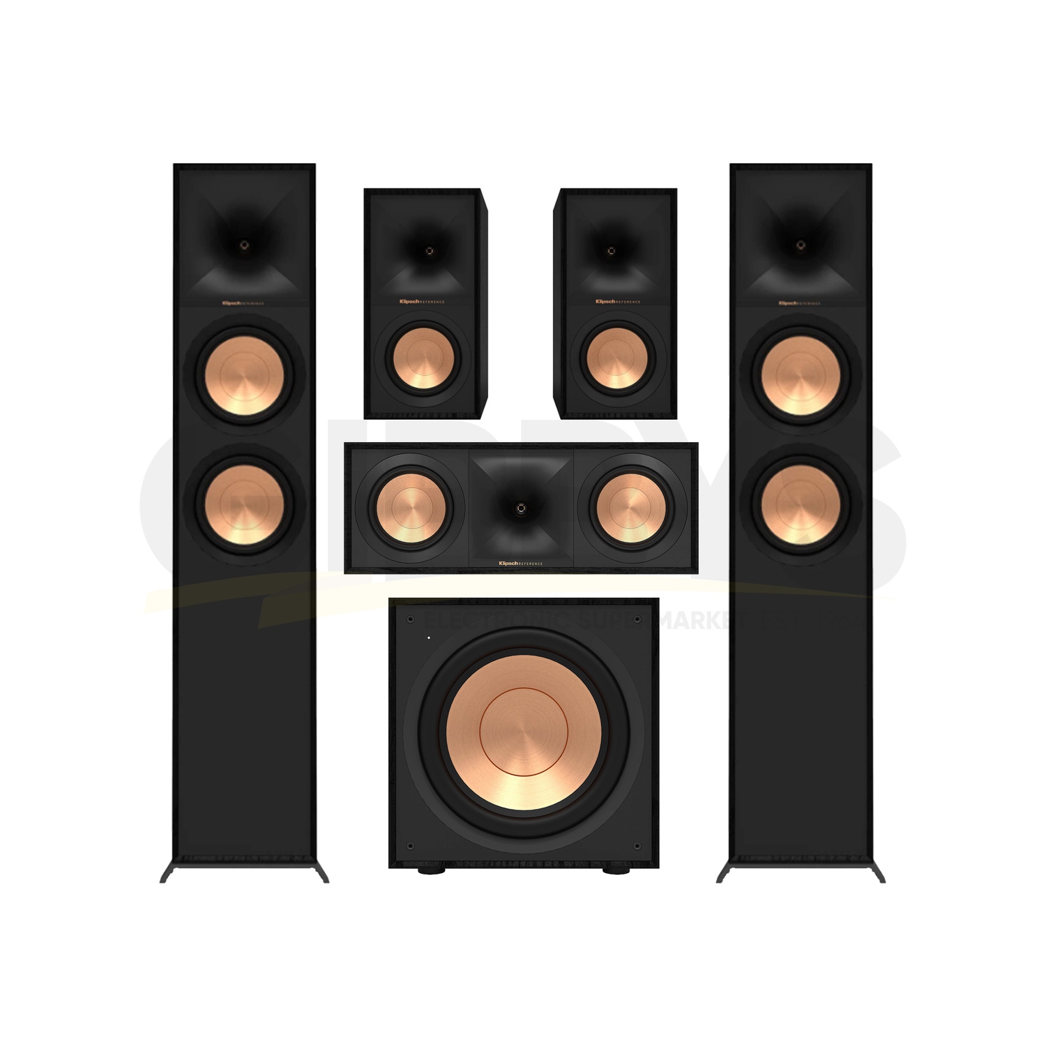 Klipsch R-600FB Reference 5.1 Speaker Bundle #1