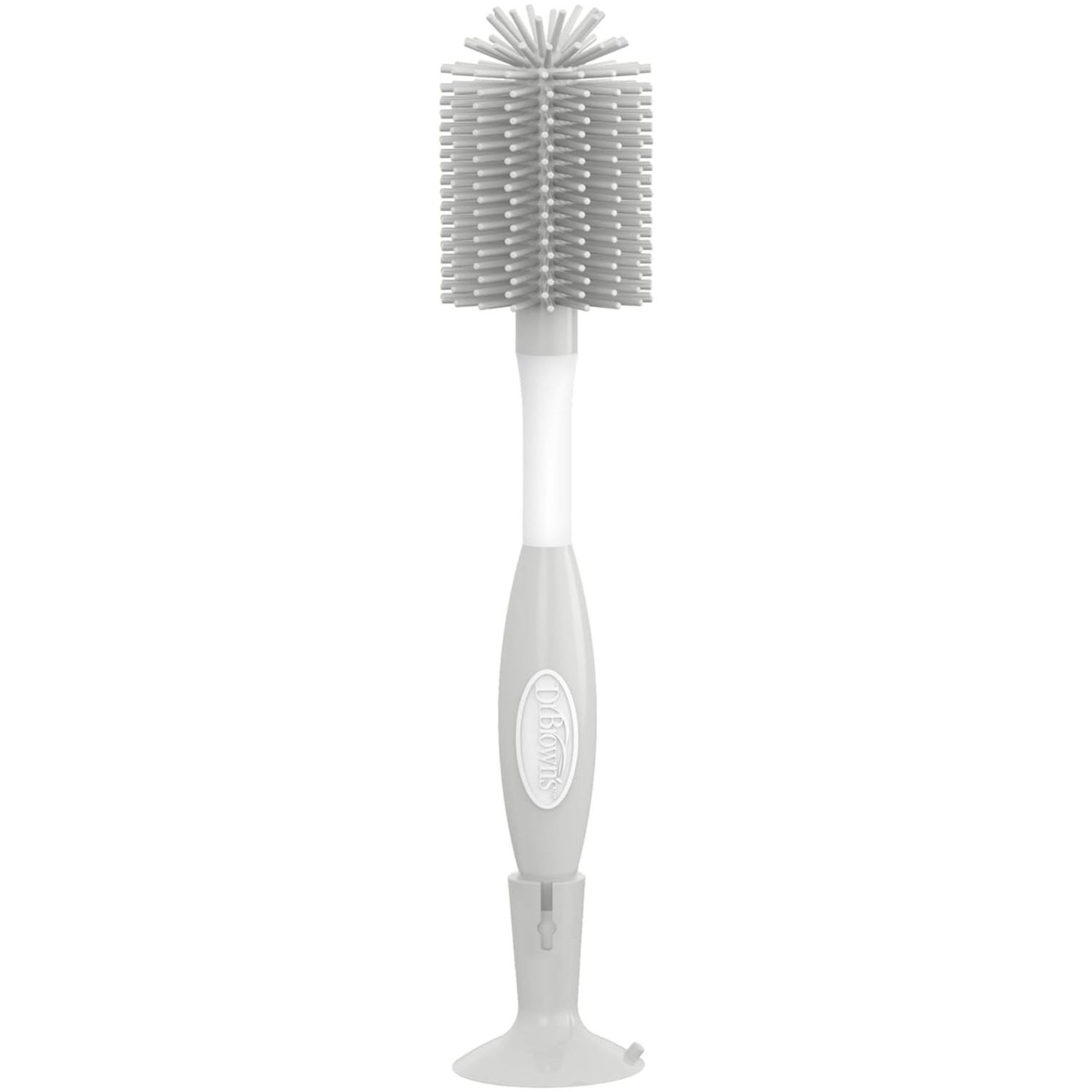 Brosse à biberon en silicone Soft Touch de Dr. Brown's - Gris