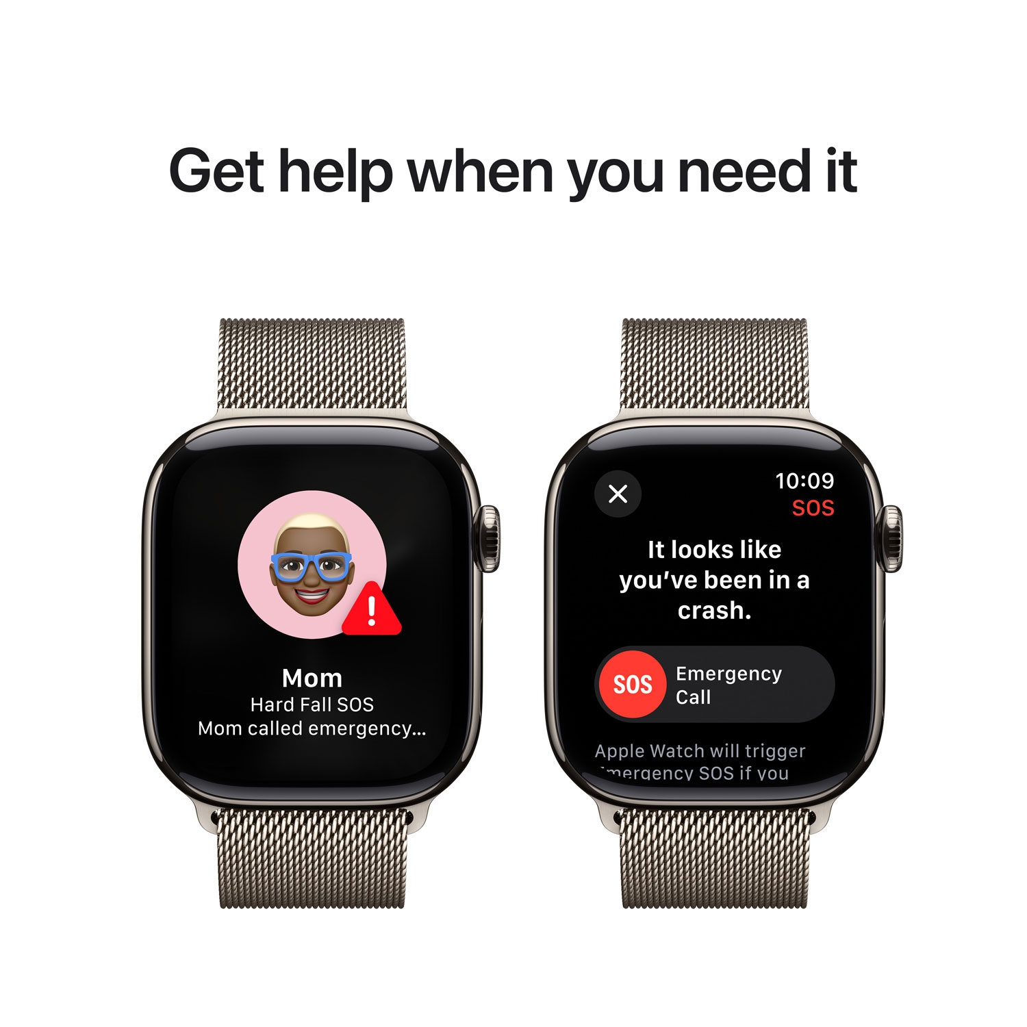 Open Box - Apple Watch Series 10 42mm Natural Titanium Case with Natural Milanese Loop