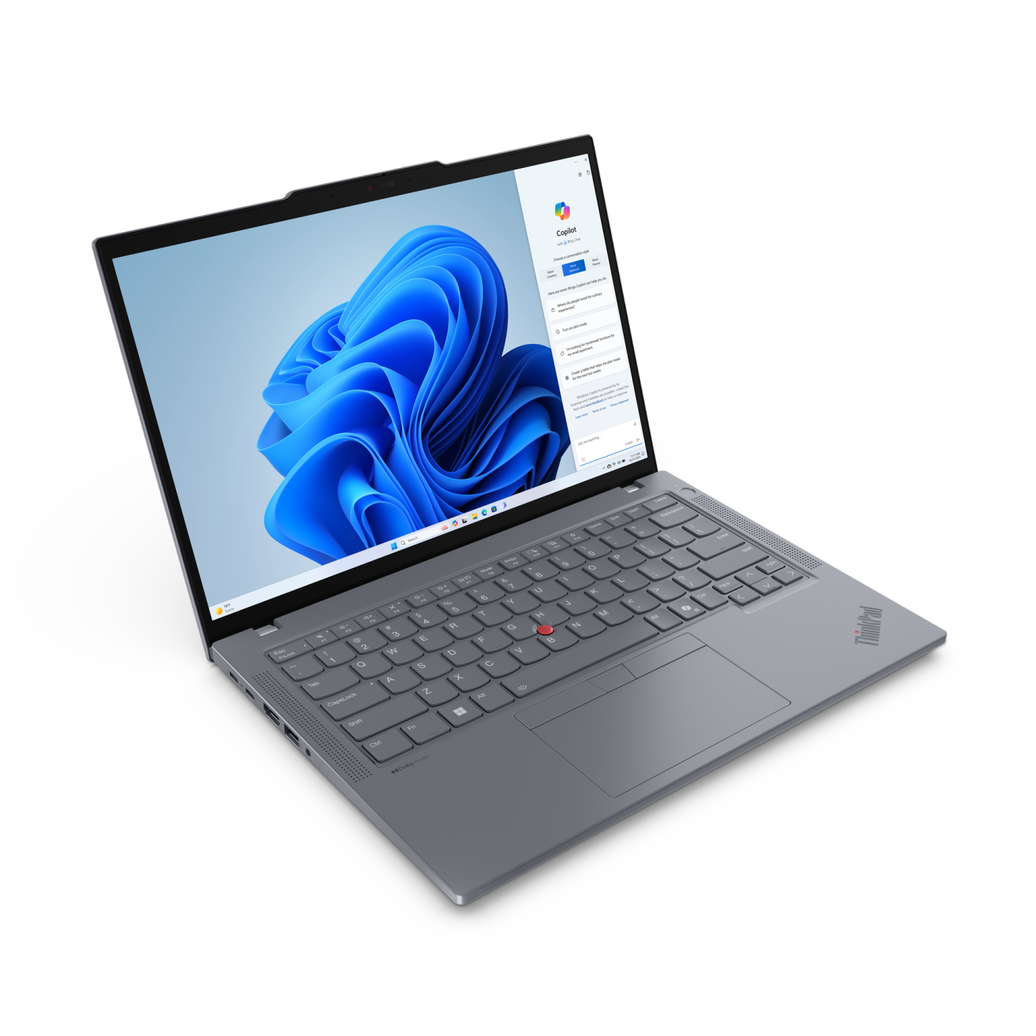 Lenovo ThinkPad T14 Gen 5 14" Notebook-Grey(Intel Core Ultra 7 155U/512GB SSD/32GB RAM/Windows 11)-English-(21ML006MUS)