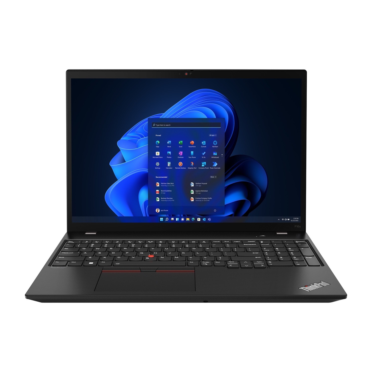 Lenovo ThinkPad P16s Gen 2 16" Workstation-Villi Black(Intel Core i7 1360P/512GB SSD/16GB RAM/Windows 11)-French-(21HK003ECA)