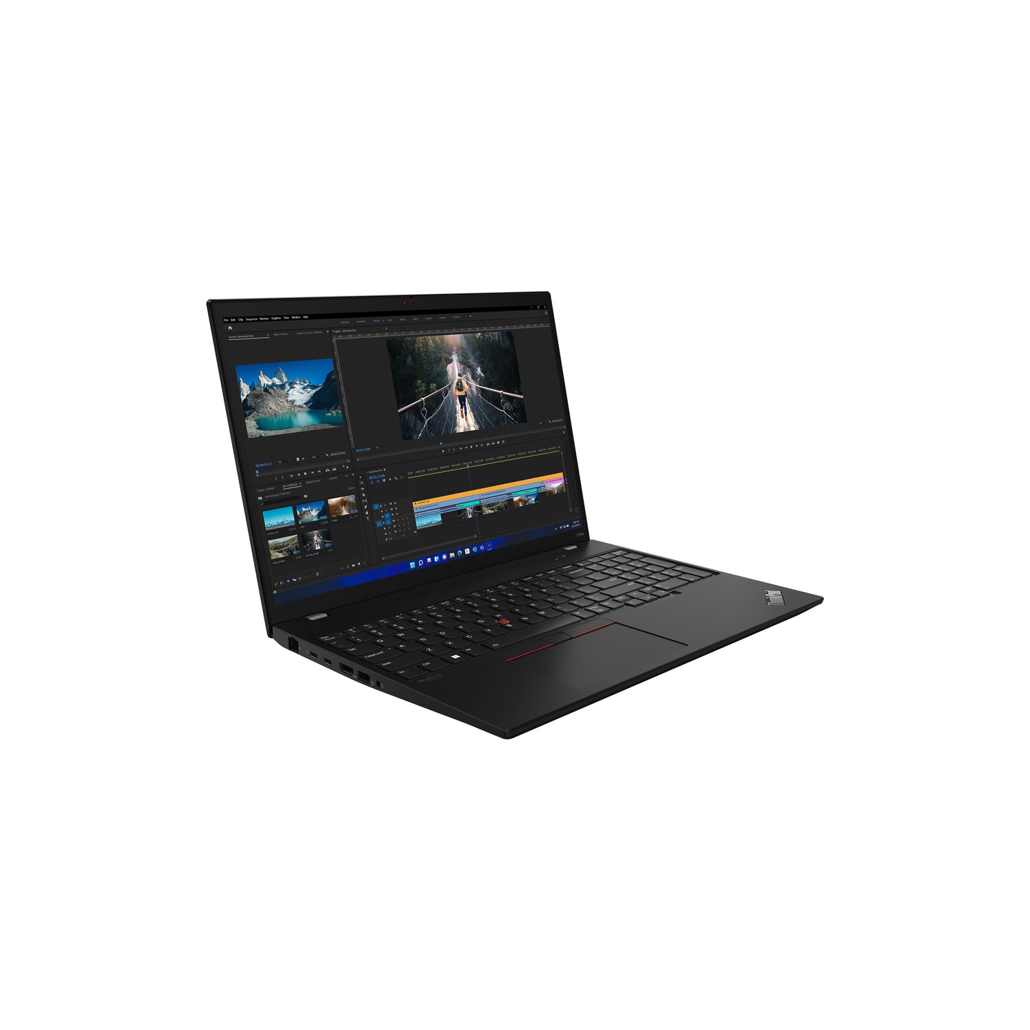 Lenovo ThinkPad P16s Gen 2 16" Workstation-Villi Black(Intel Core i7 1360P/512GB SSD/16GB RAM/Windows 11)-French-(21HK003ECA)