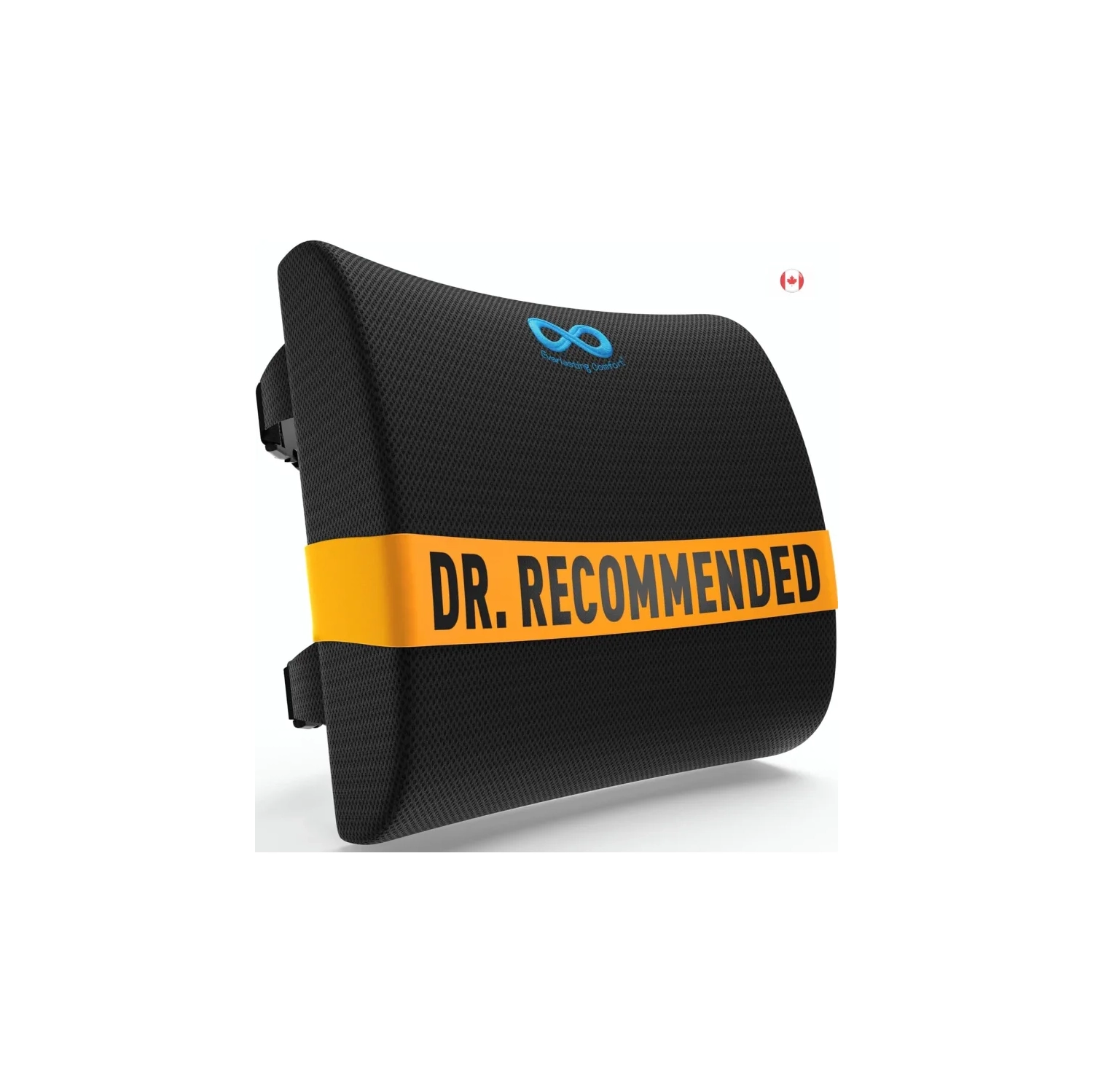 Coussin de soutien lombaire en mousse à mémoire - Coussin de dossier confortable pour fauteuil de bureau, voiture, jeux et fauteuil inclinable -