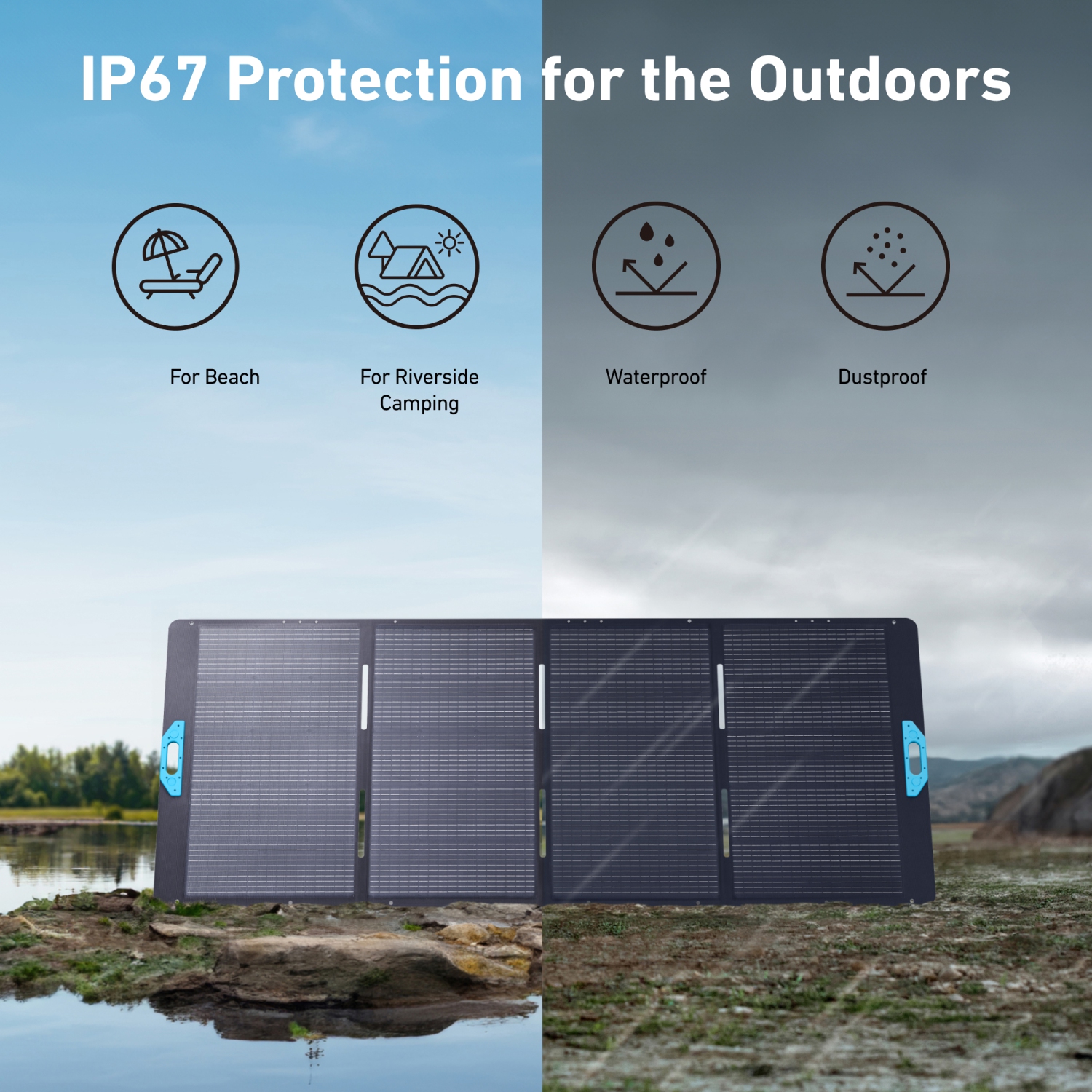 Station d'alimentation tout-en-un SOLIX F3800 de 6000&nbsp;W/9000&nbsp;W de Peak par Anker avec panneau solaire 1*400 W pour la sauvegarde à domicile