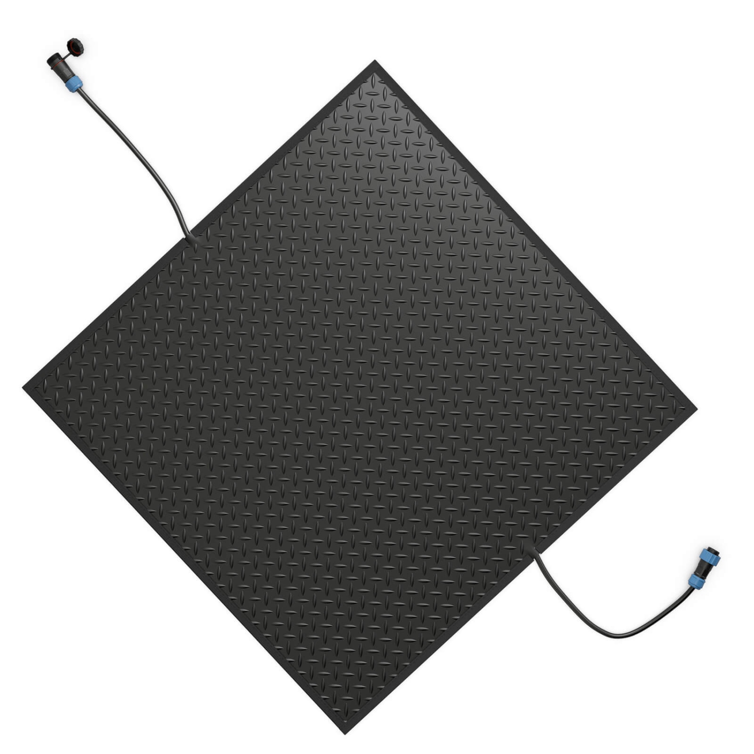 Costway 30" x 30" Heated Snow Melting Mat with 3 in/h Speed Non-Slip Rubber for Walkway Power Cord Excluded