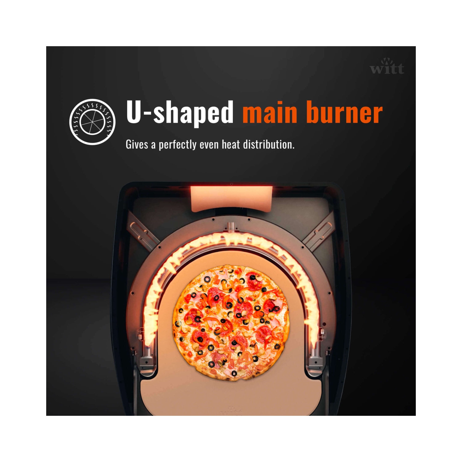 16” Witt Fermo Pizza Oven - Orange