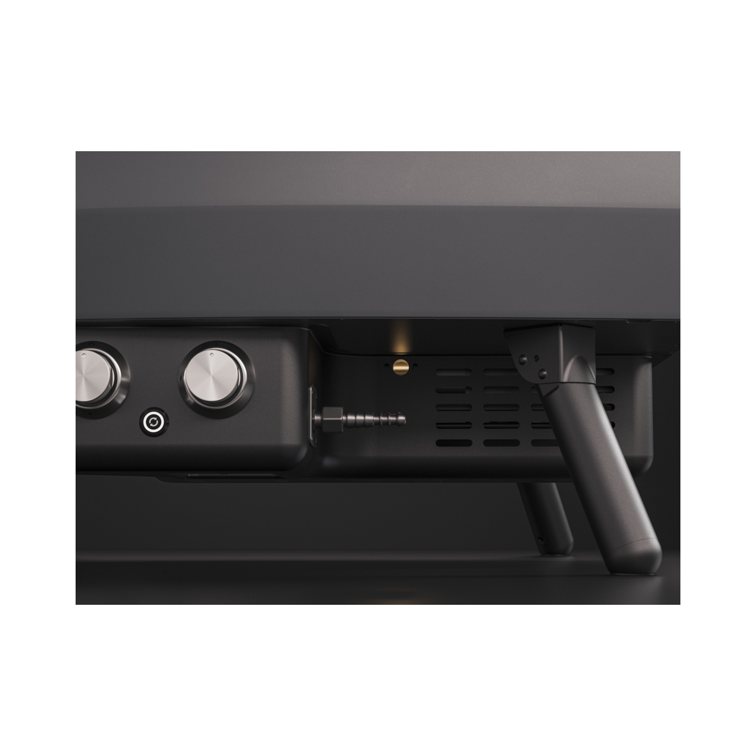 Four à pizza de 16&nbsp;po à 2 brûleurs Rotante de Witt avec pierre rotative - Graphite