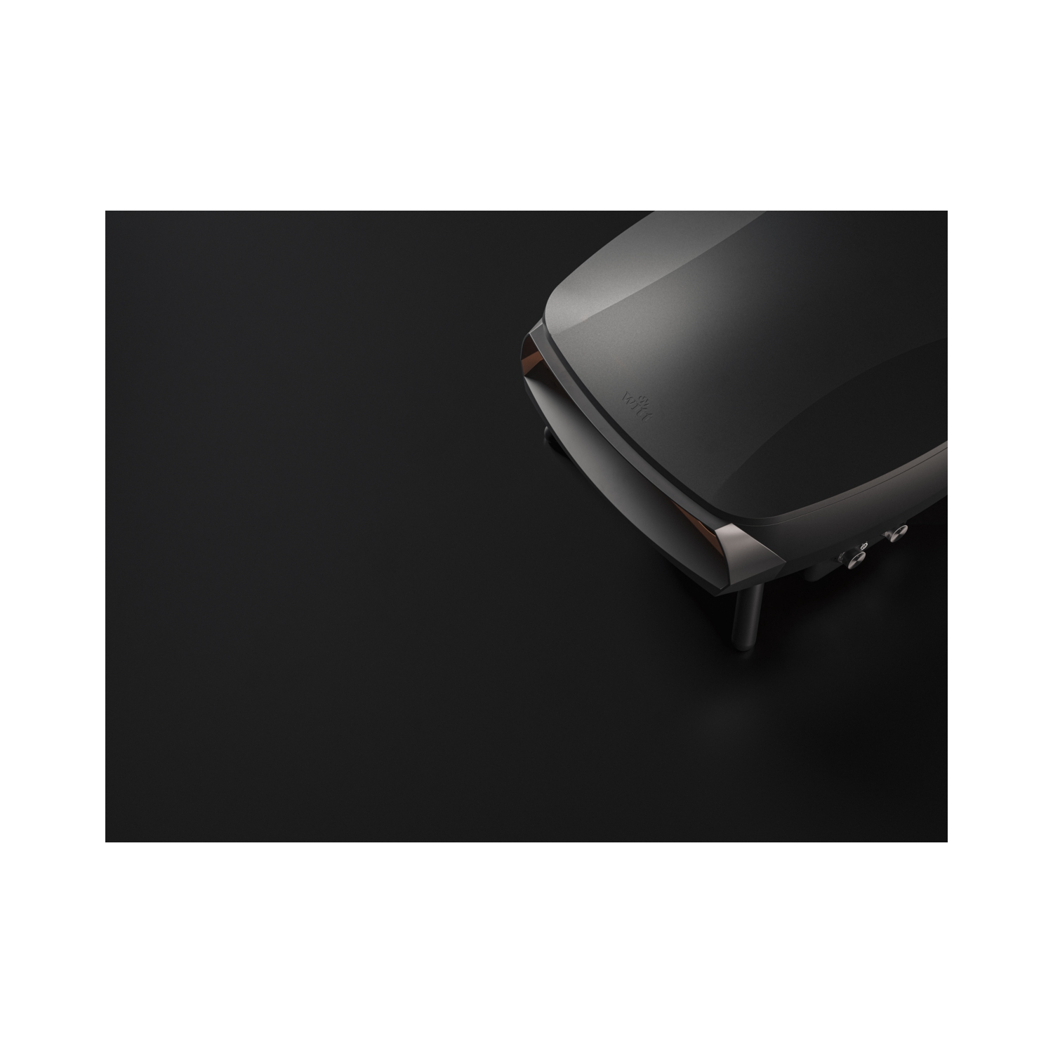 16” Witt Rotante 2 Burner Pizza Oven with rotating stone - Black