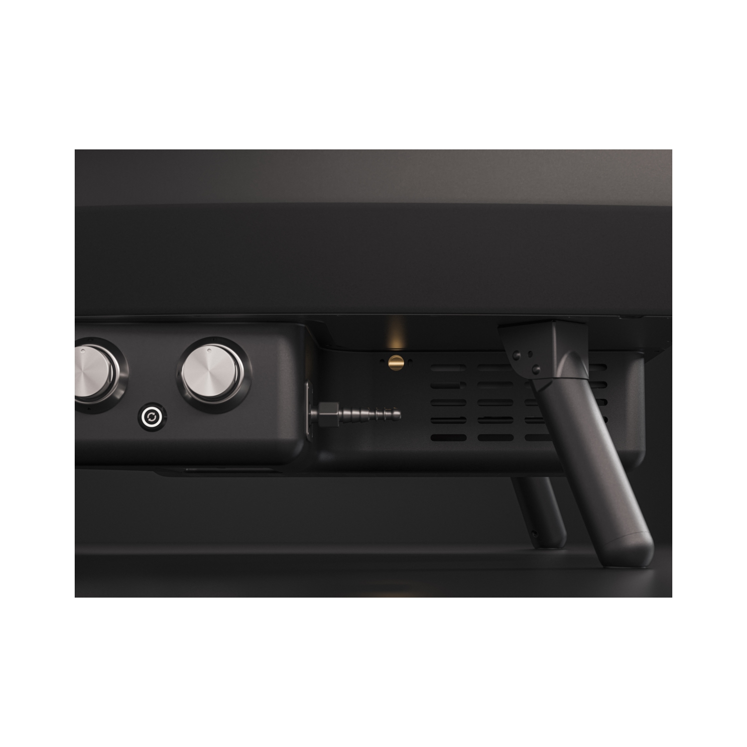 16” Witt Rotante 2 Burner Pizza Oven with rotating stone - Black