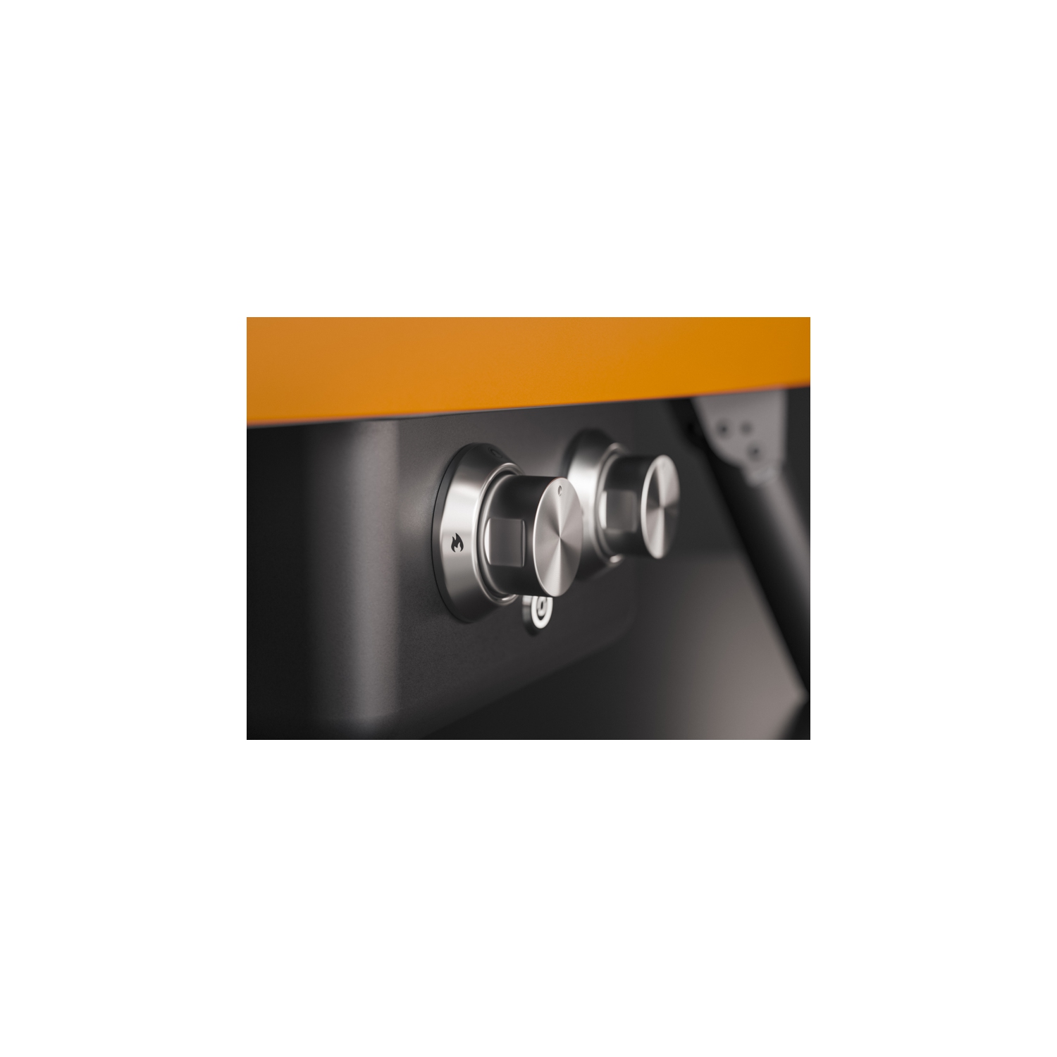 16” Witt Rotante 2 Burner Pizza Oven with rotating stone - Orange