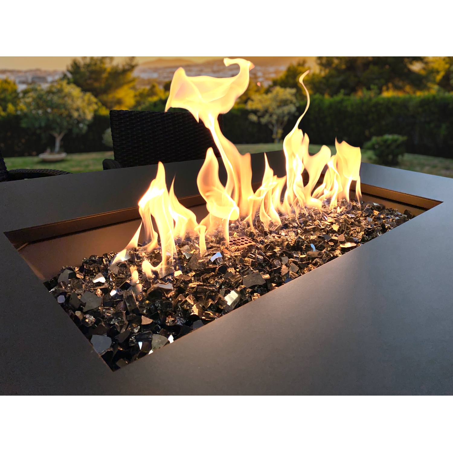 Vulcan Carole Rectangle Fire Table