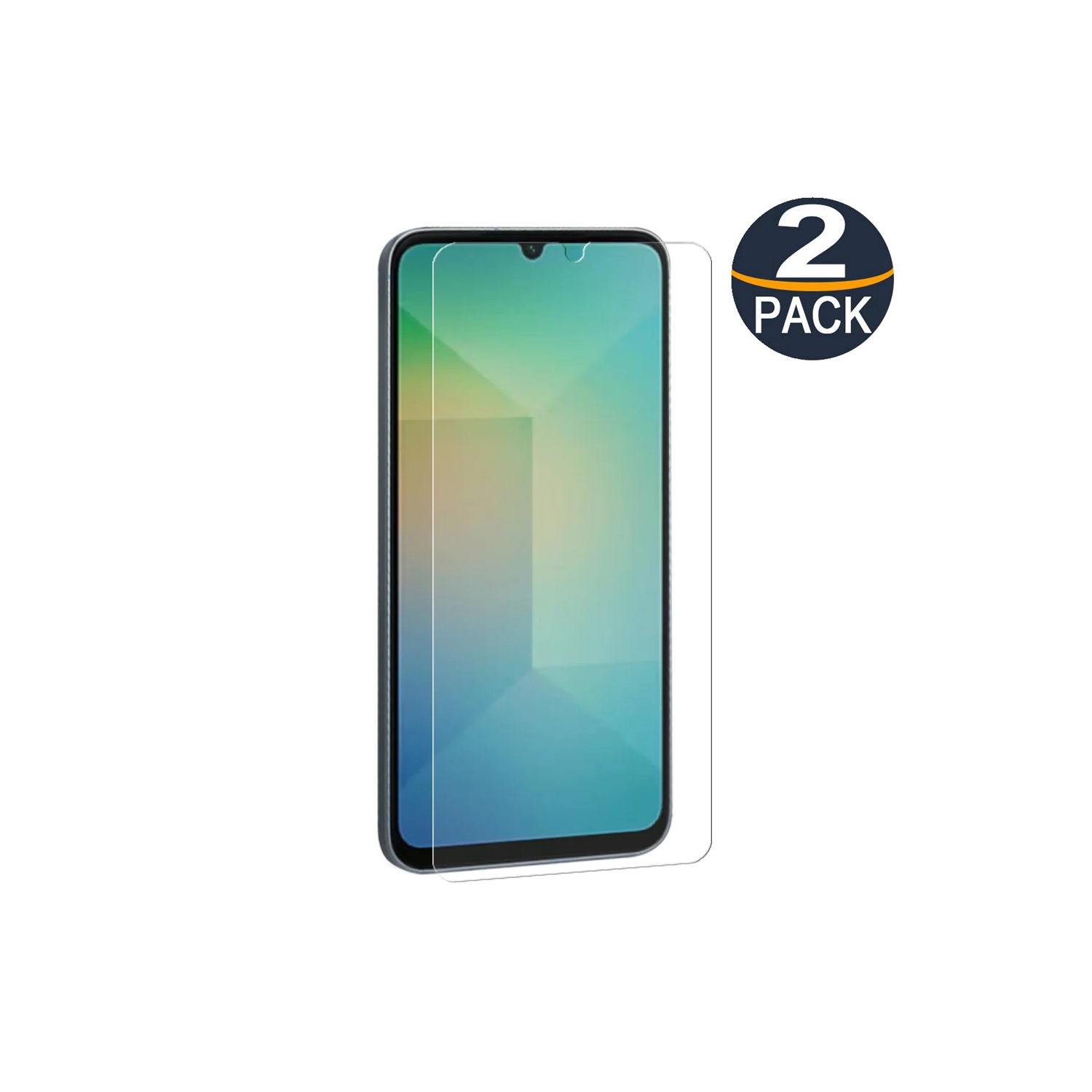 [2 Packs] Protecteur d'écran en verre trempé Premium de CSmart pour Samsung Galaxy A06/A07, étui et sans bulles