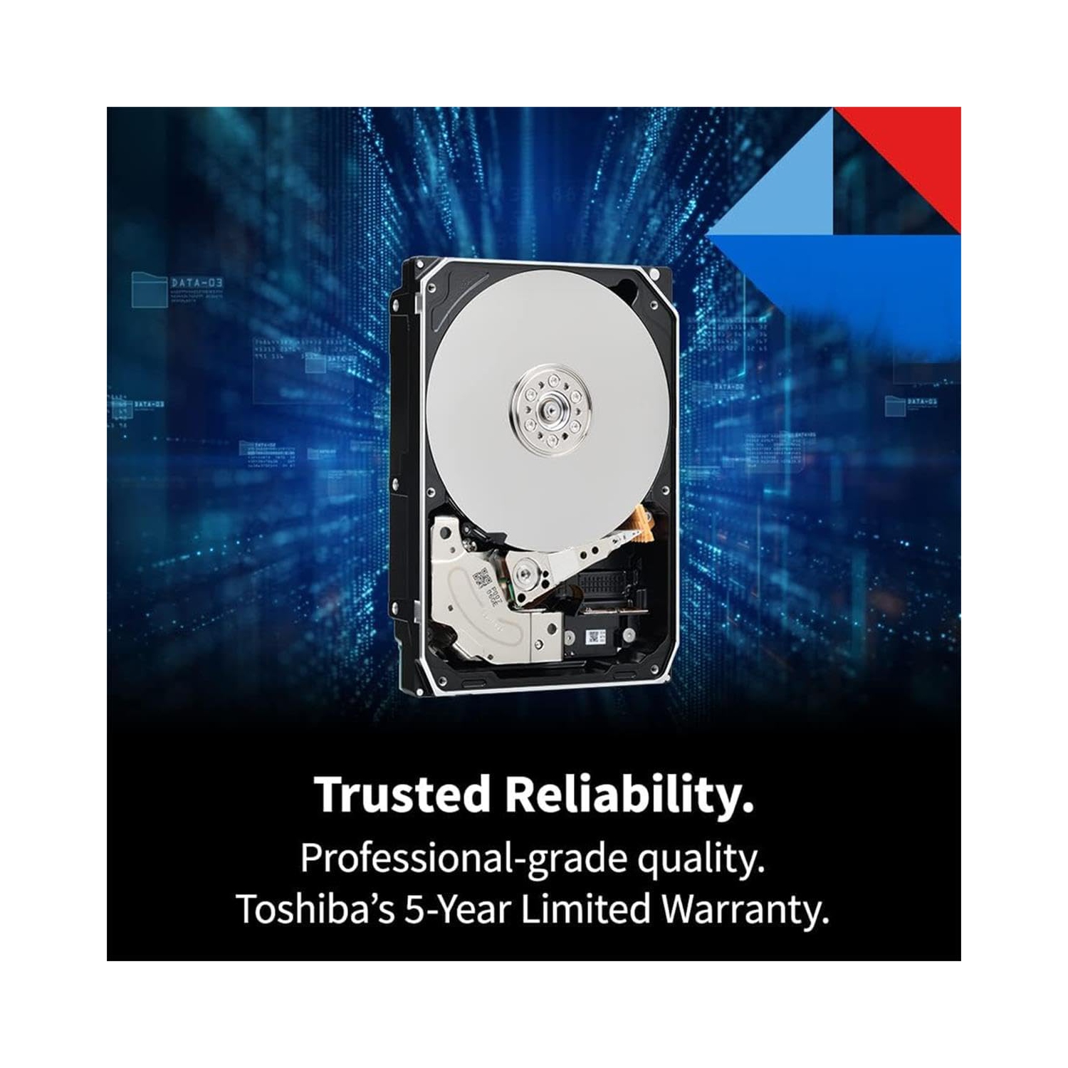 Disque dur interne X300 PRO 22&nbsp;To de 3,5&nbsp;po de Toshiba – Charge de travail maximale 300&nbsp;To/an CMR SATA 6 Go/s 7200&nbsp;tr/min Mémoire