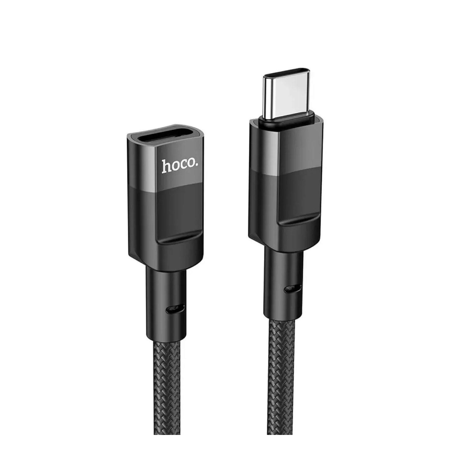 [4 pi/1,2&nbsp;m] Câble de rallonge 3&nbsp;A USB-C mâle vers USB-C femelle pour transmission de données, noir