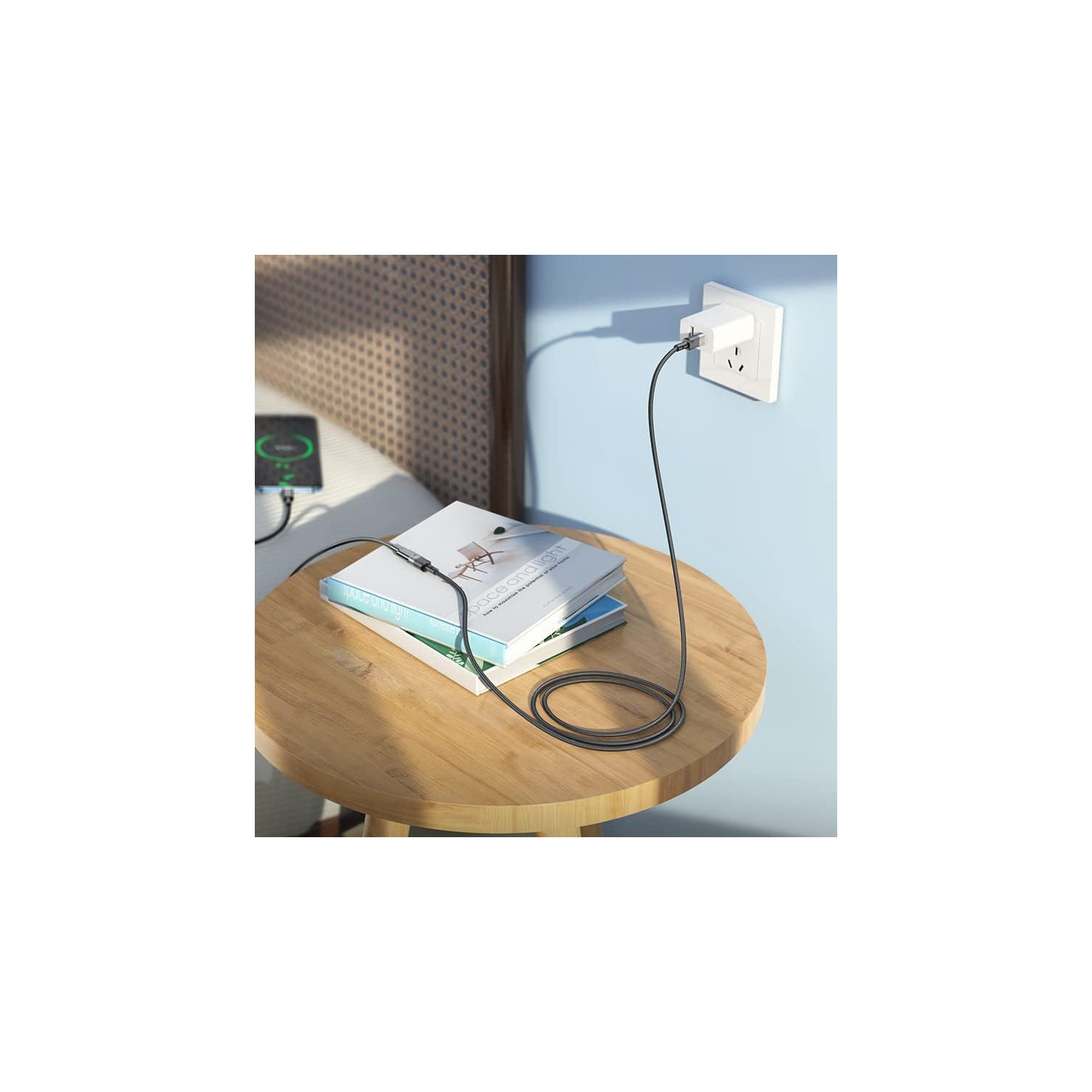 [4 pi/1,2&nbsp;m] Câble de rallonge 3&nbsp;A USB-C mâle vers USB-C femelle pour transmission de données, noir